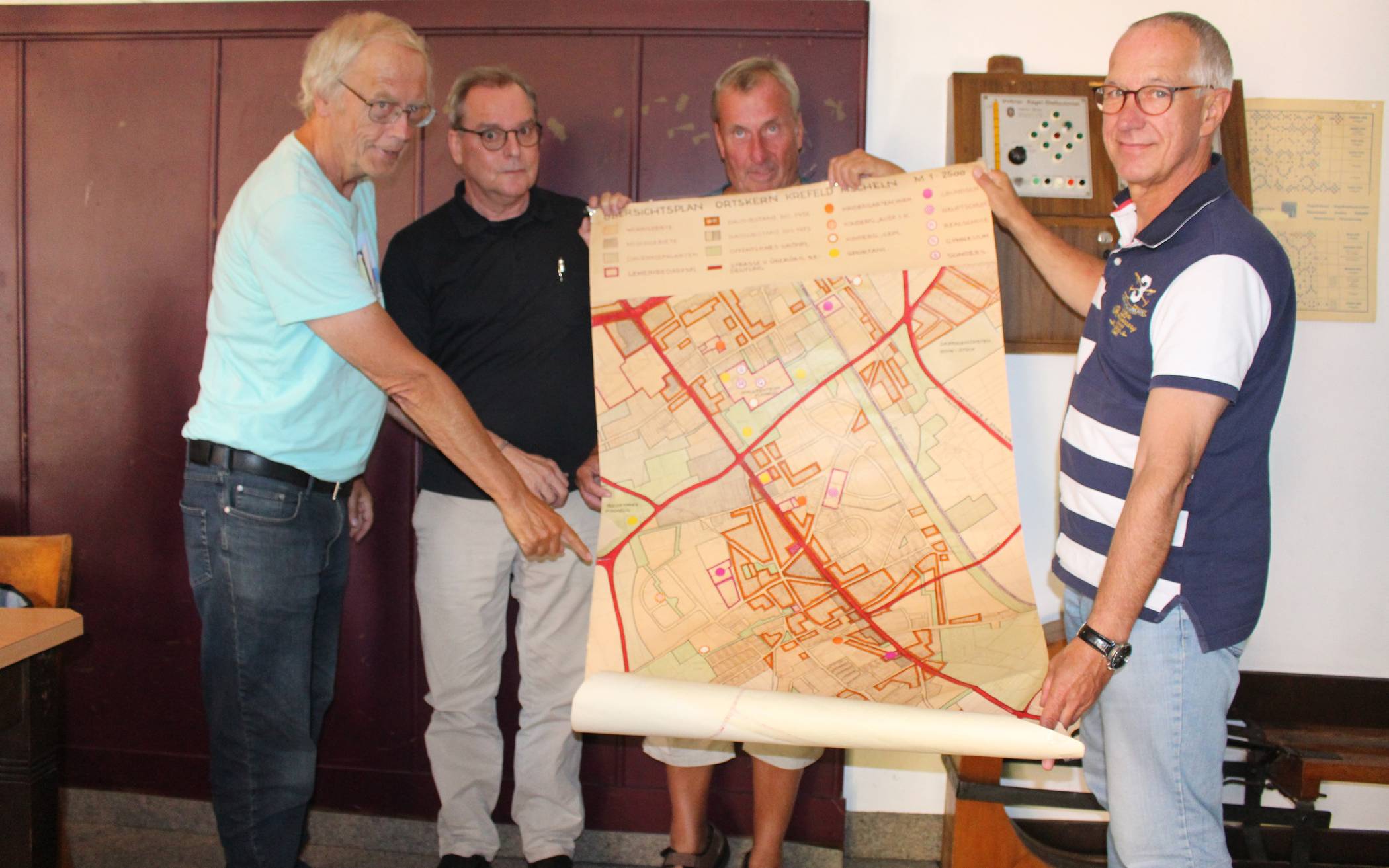 Der Vorstand des Fischelner Bürgervereins mit