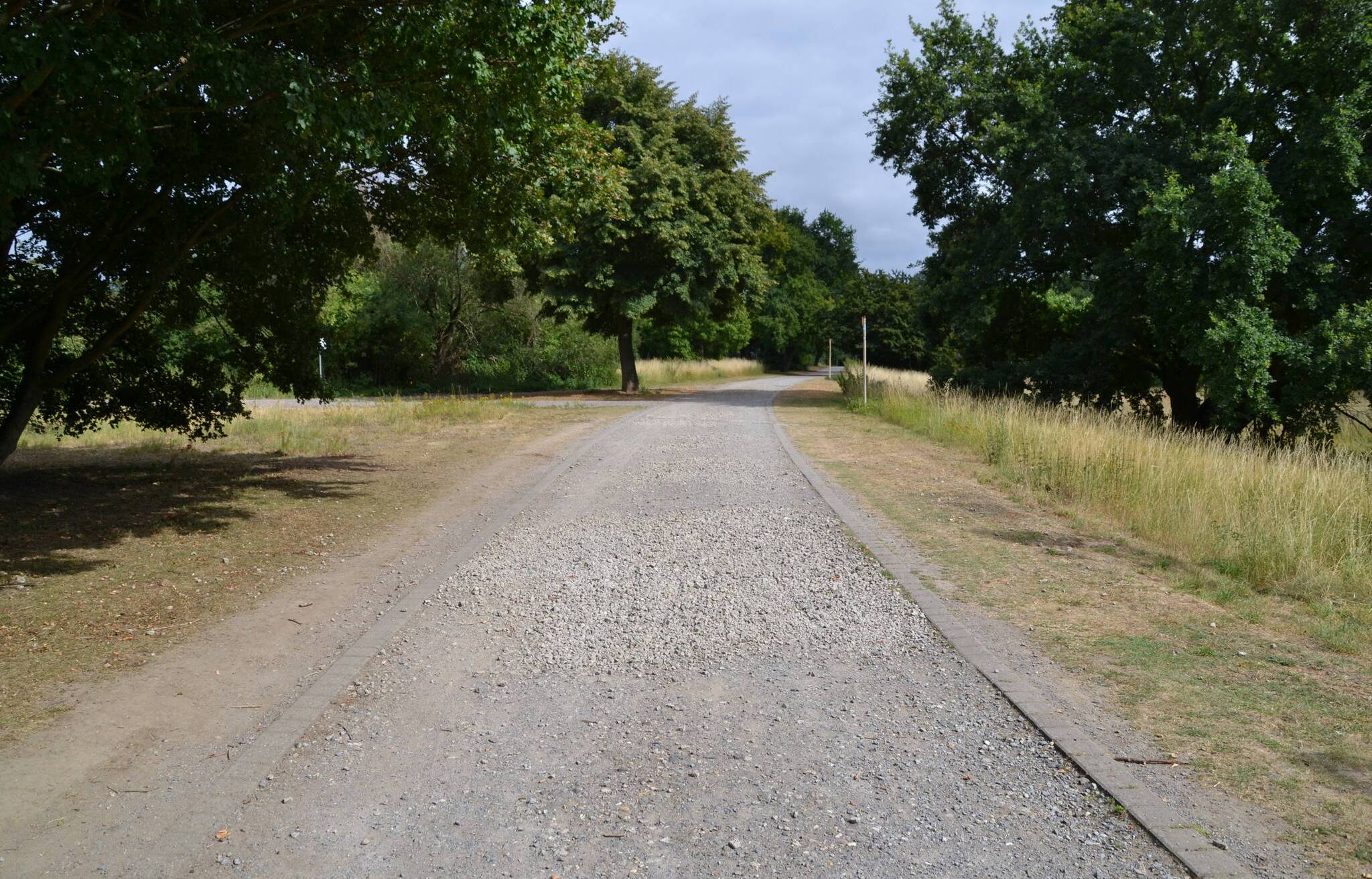 Auswaschungen auf den Wegen wurden mit