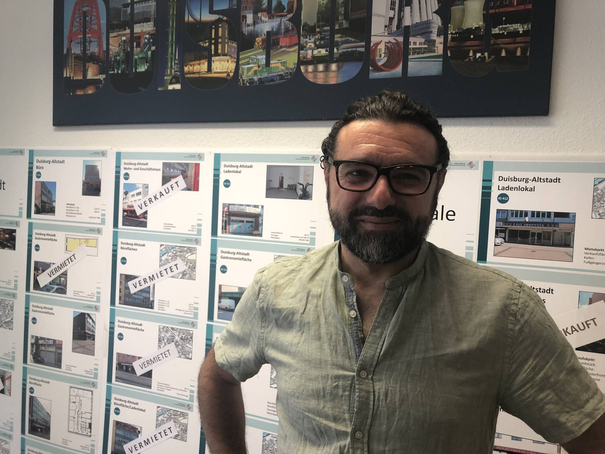  Francesco Mannarino ist einer der beiden Altstadt-Quartiersmanager bei der GFW Duisburg.  