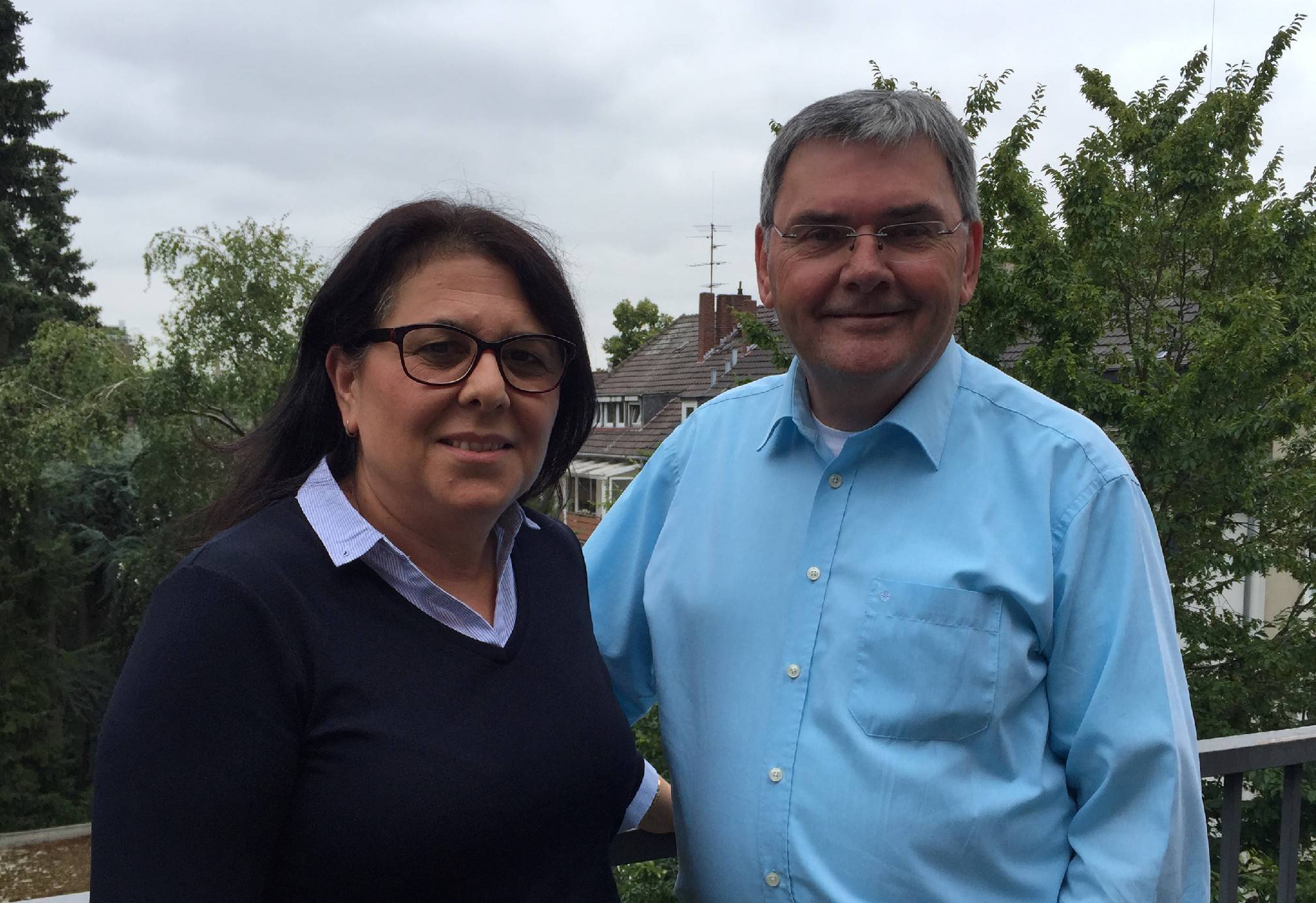 Die Gladbacher SPD beschreitet neue Wege. Vorsitzende Gülistan Yüksel und Geschäftsführer Hans Smolenaers.