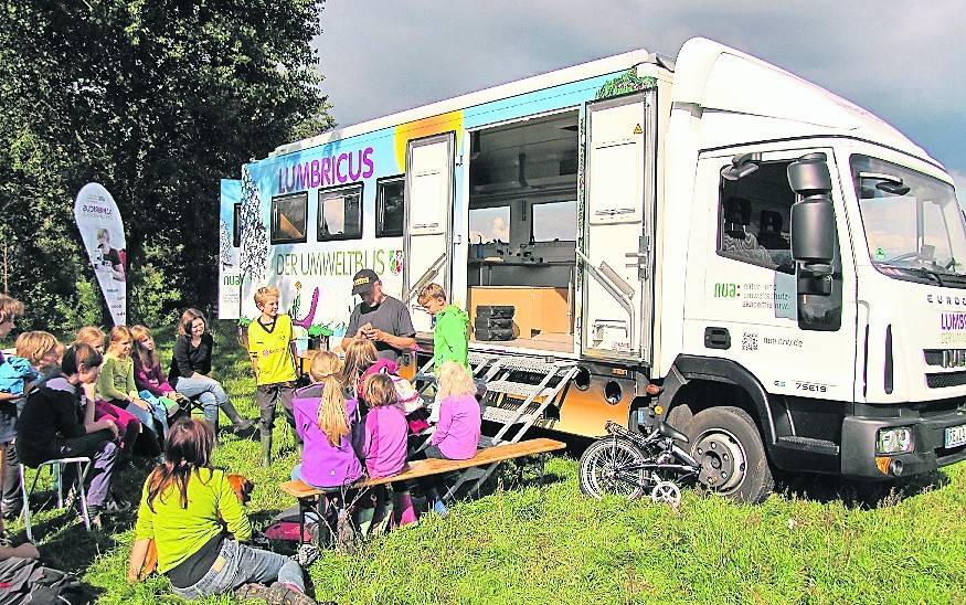  Der rollende Forschungsbus „Lumbricus“. 