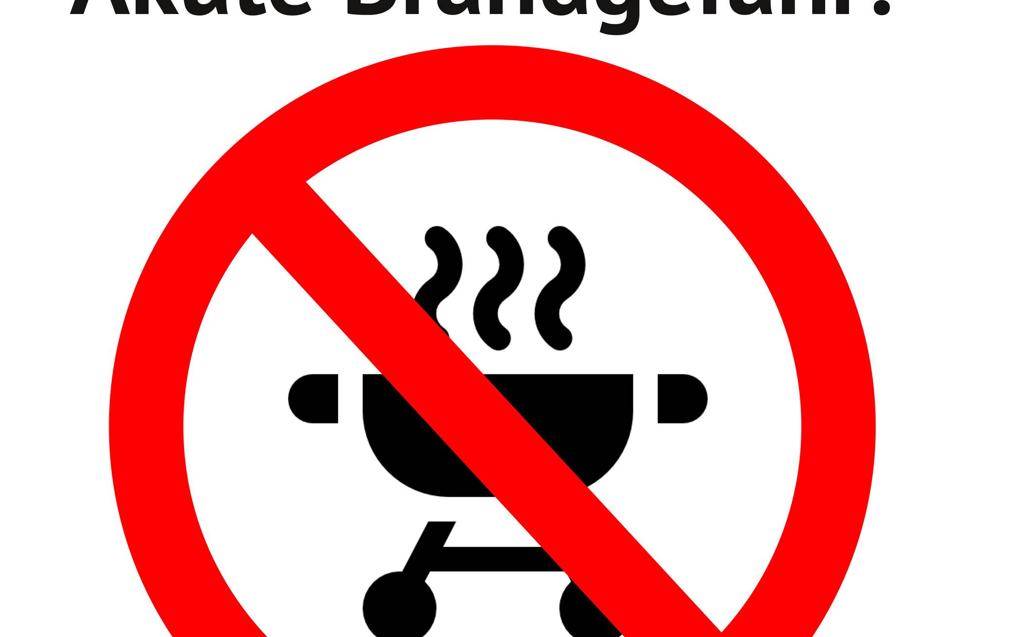 THW hilft beim Wässern – Grillverbot in allen Anlagen.