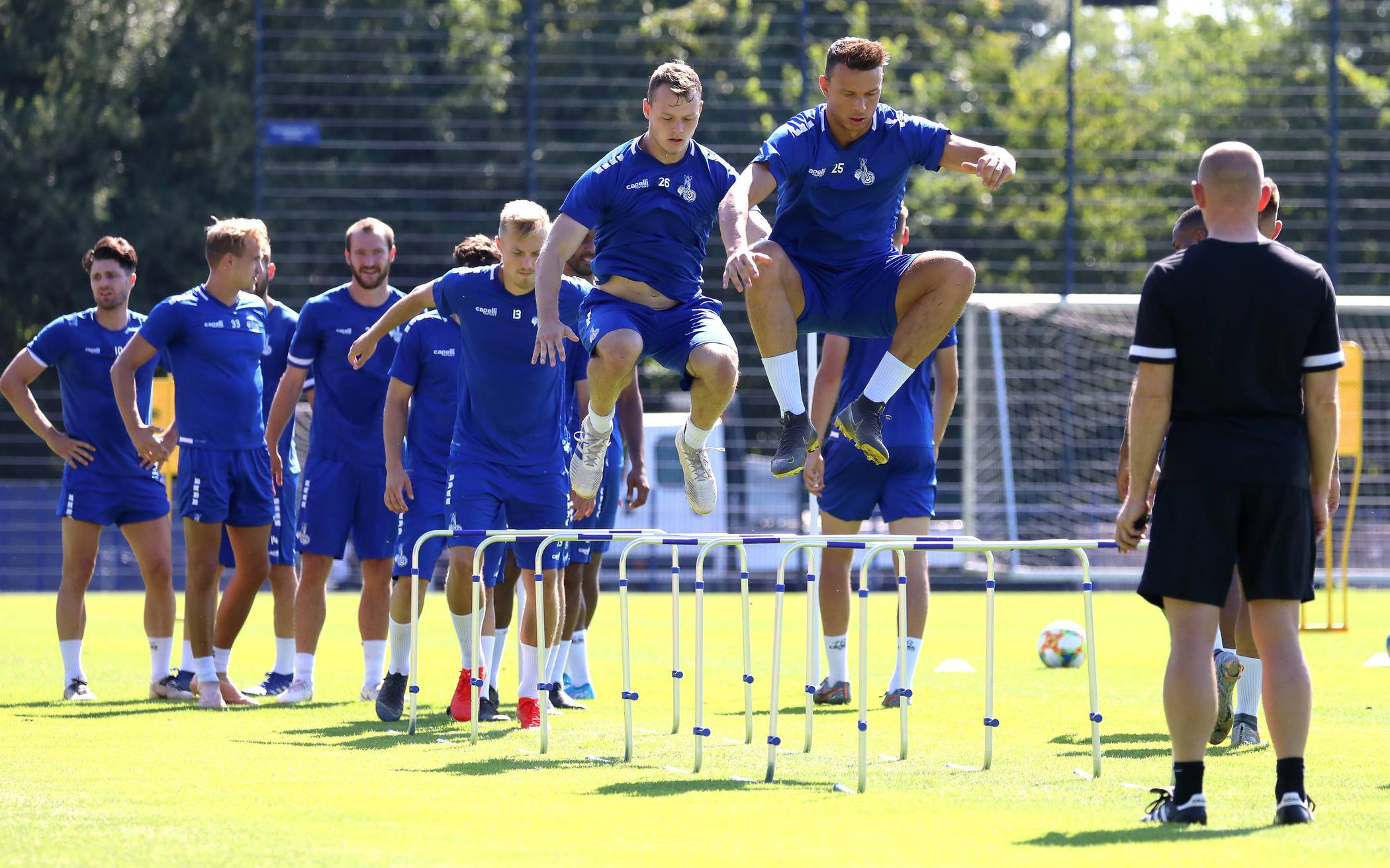 Backofen-Training: Petar Sliskovic und Vincent Gembalies