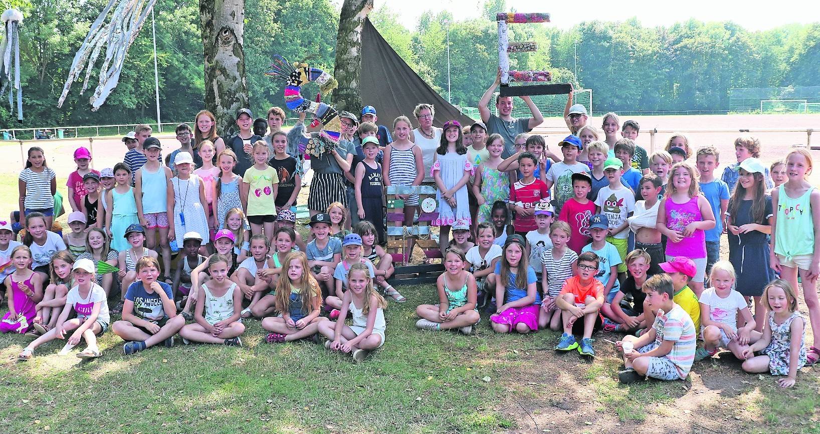 Viel Spaß hatten Kids und Betreuer bei der Stadtranderholung.