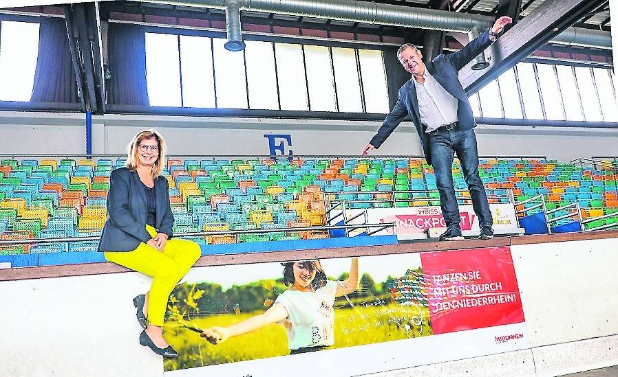 Gute Balance: Martina Baumgärtner und Bernd Schoenmackers stellen die Marke Niederrhein in den Fokus.