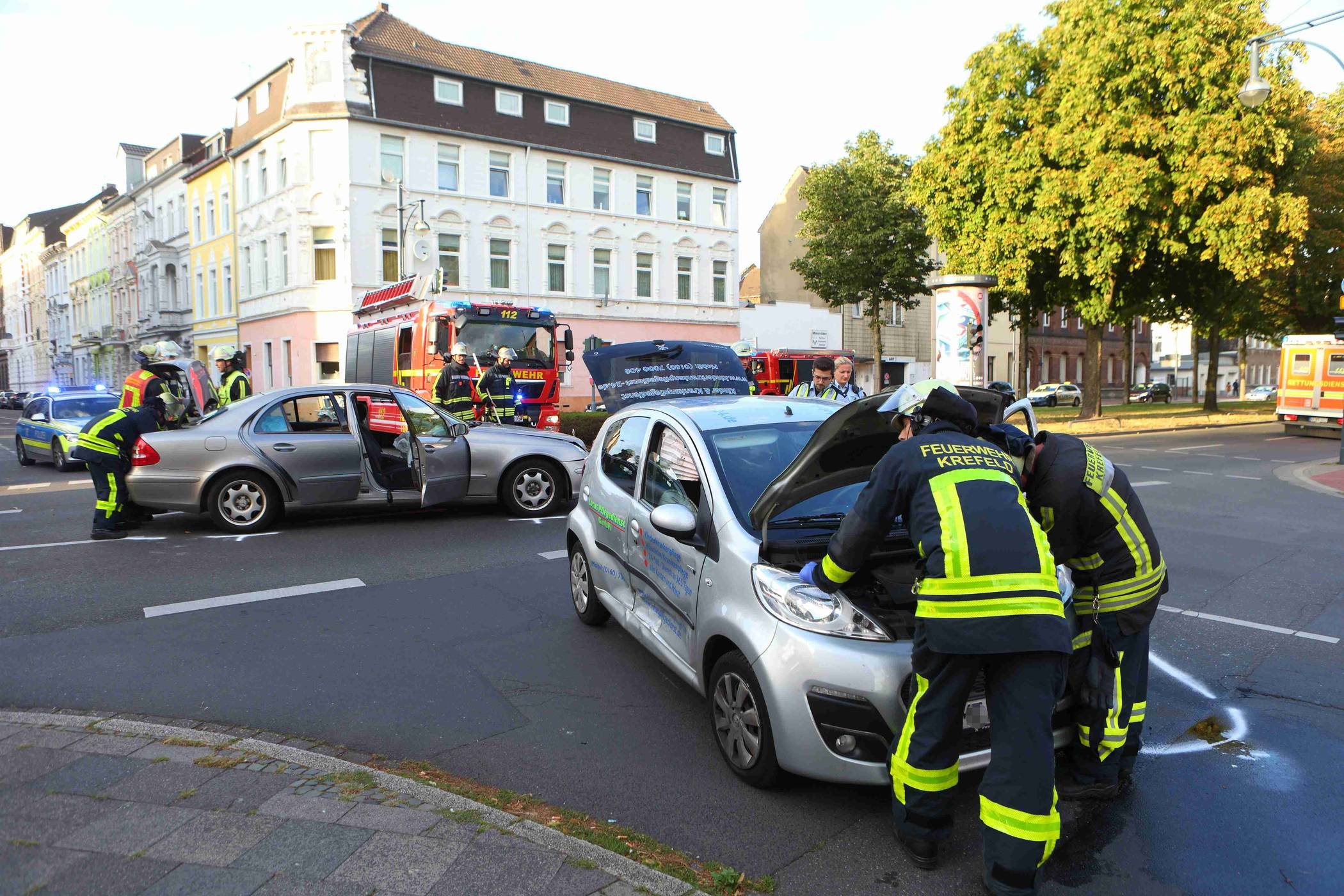 Verkehrsunfall mit drei verletzten Personen