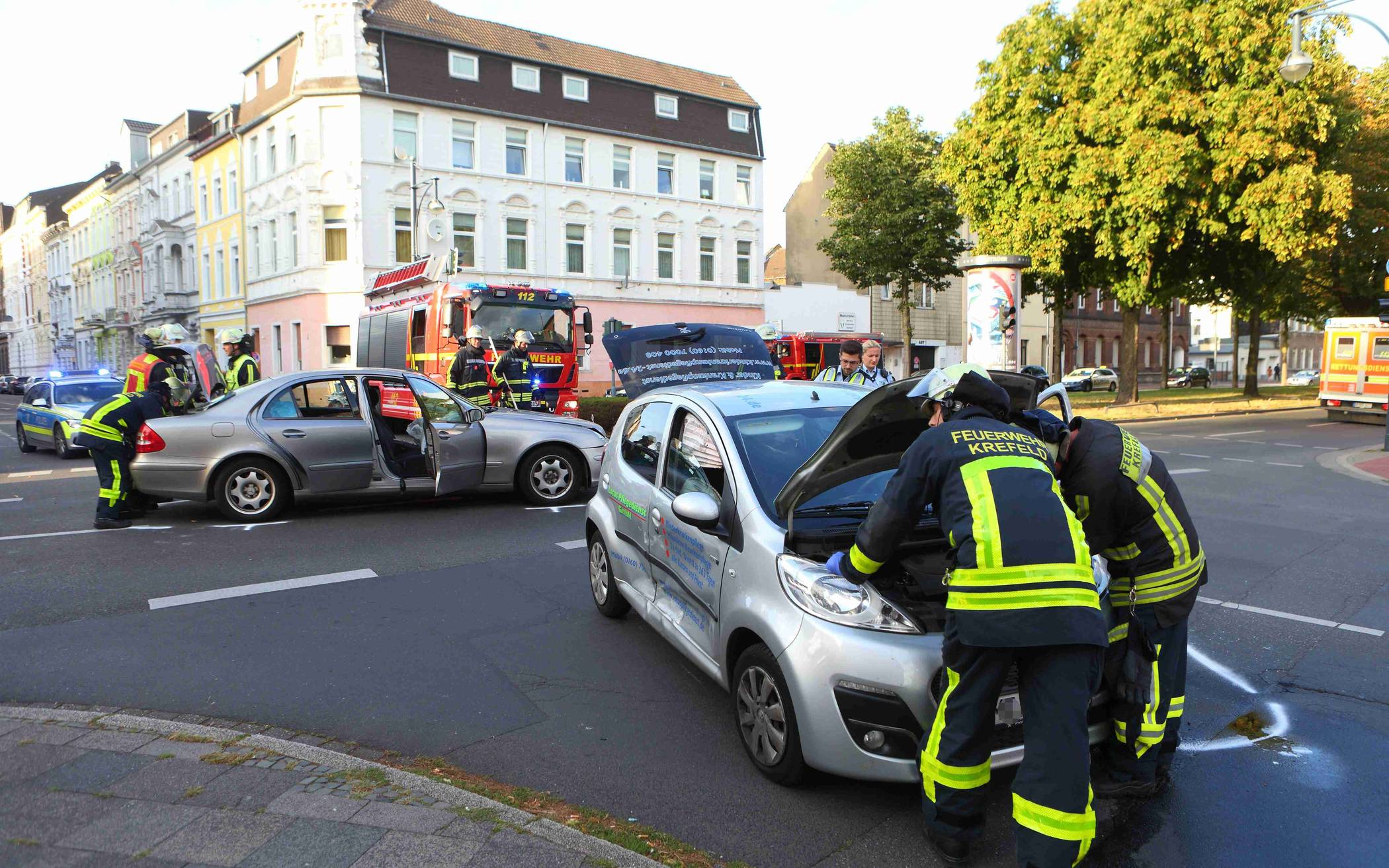 Verkehrsunfall mit drei verletzten Personen