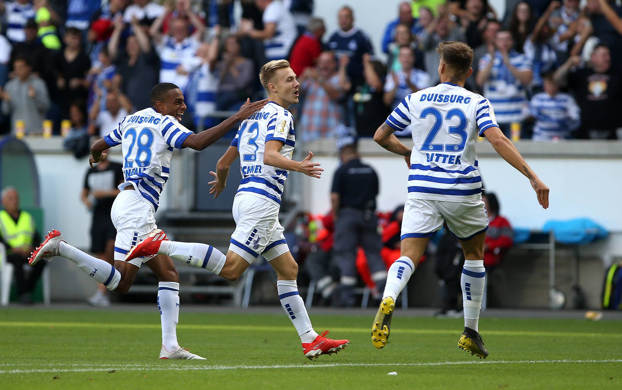 DFB-Pokal, 1. Hauptrunde, MSV Duisburg - SpVgg Greuther Fürth: Die Zebras spielen das Kleeblatt (r)aus
