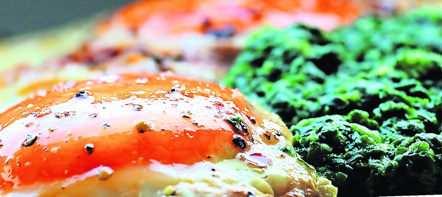 Kam früher regelmäßig auf den Tisch und schmeckt auch heute noch: Spiegelei und Spinat.