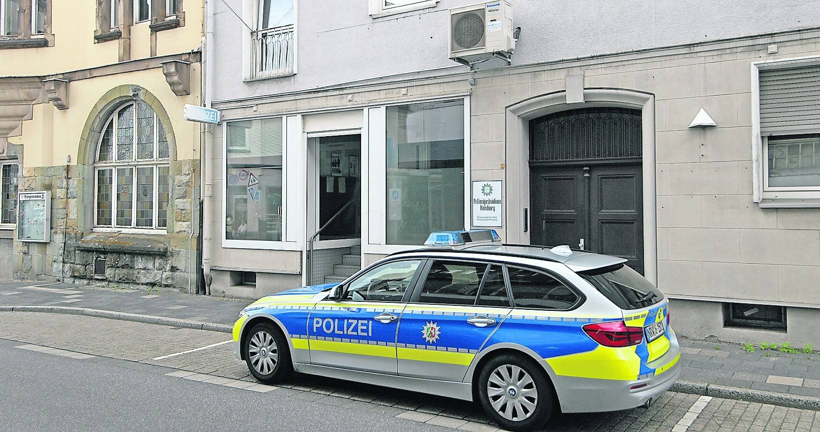  Auch für die Homberger Polizei-Wache gilt, dass hier eine ziemliche Marode Bausubstanz zu finden ist. 