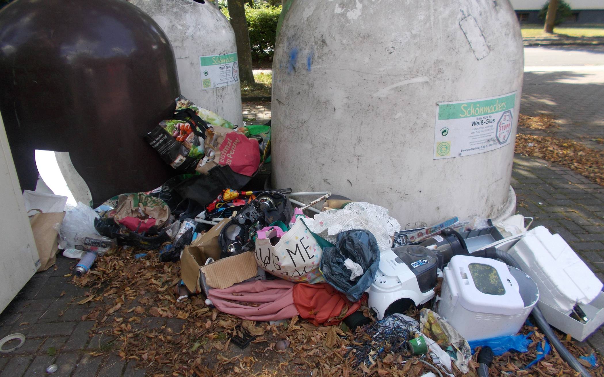 Das gehört da nicht hin.