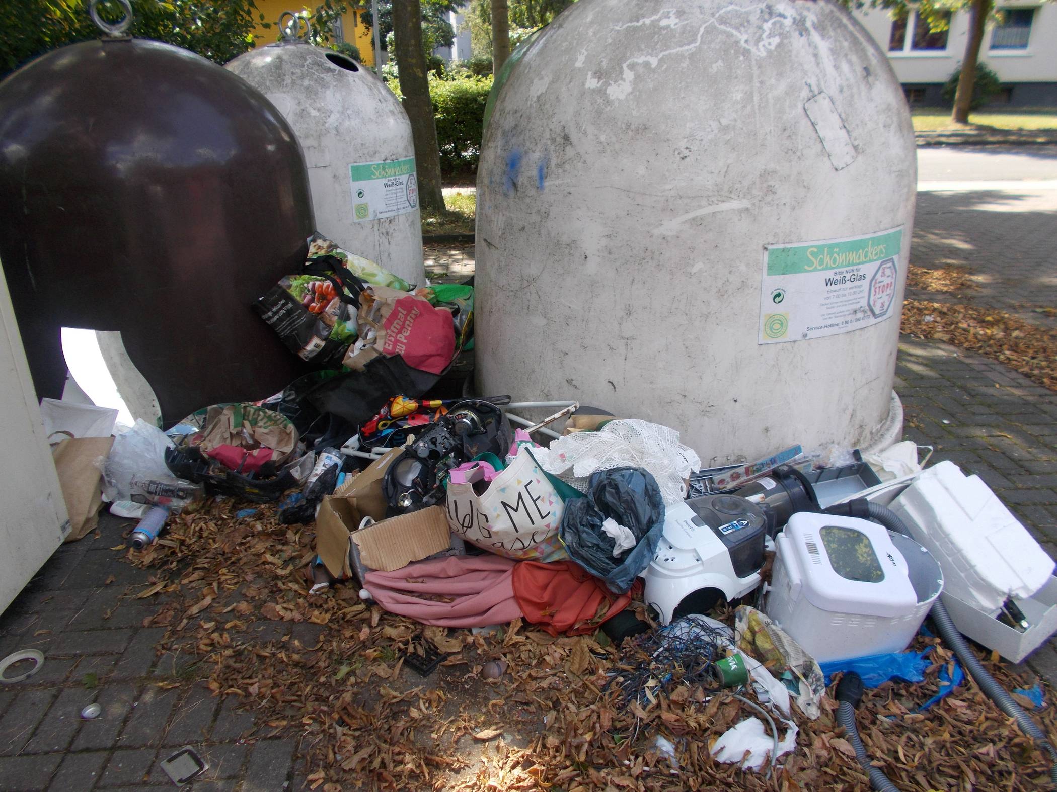  Das gehört da nicht hin. 