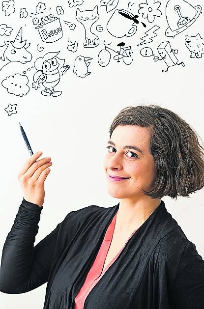  Die Berliner Illustratorin und Comic-Zeichnerin Charlotte Hofmann lädt zum Comic-Live-Abenteuer in die Stadtbibliothek ein. 