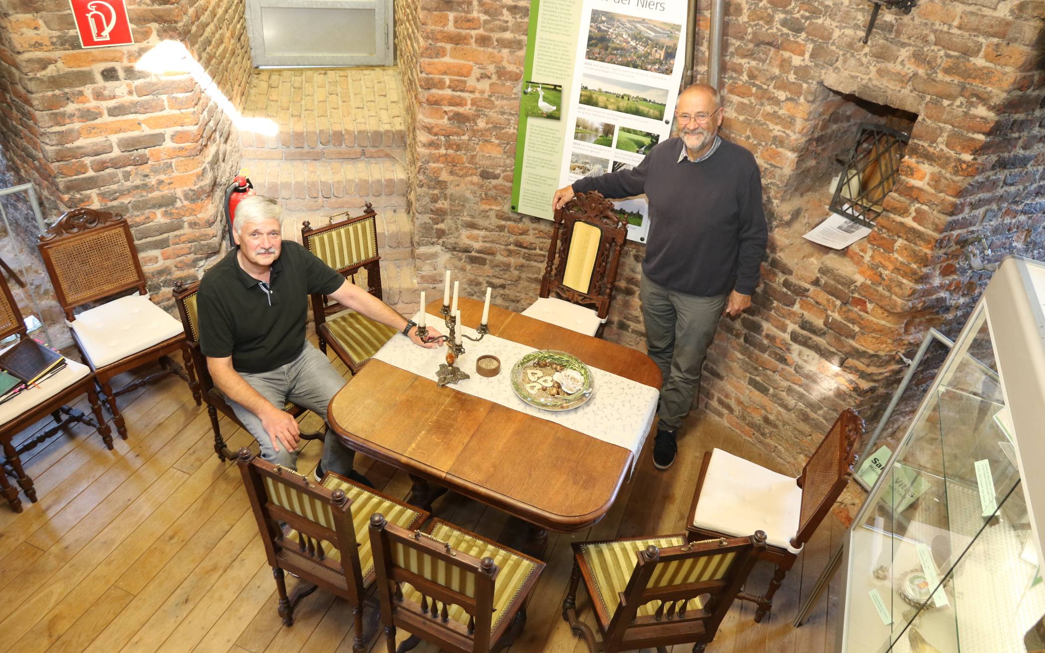 Wolfgang Bertges und Karl Willmen im