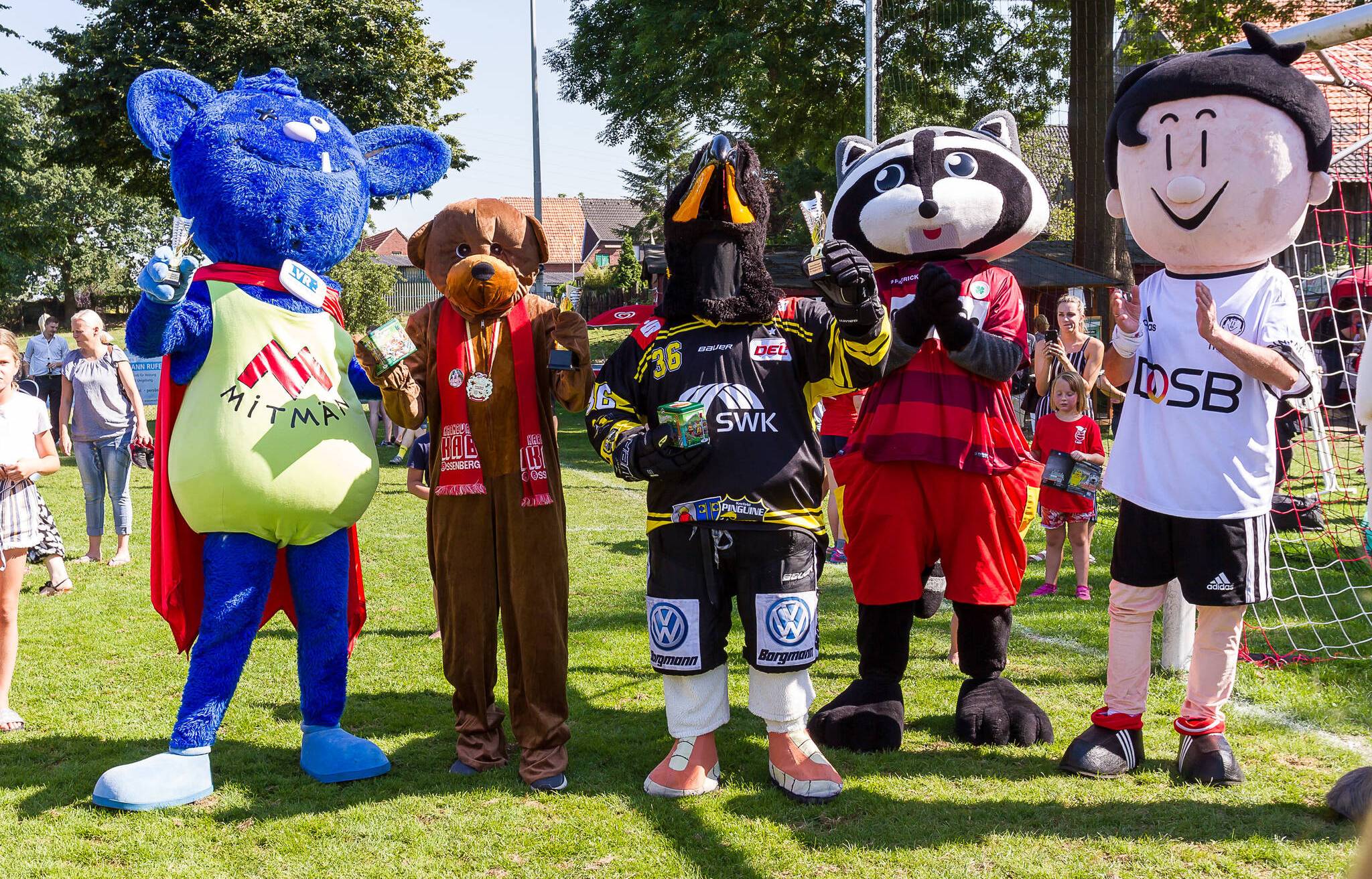 Maskottchenrennen in Ossenberg