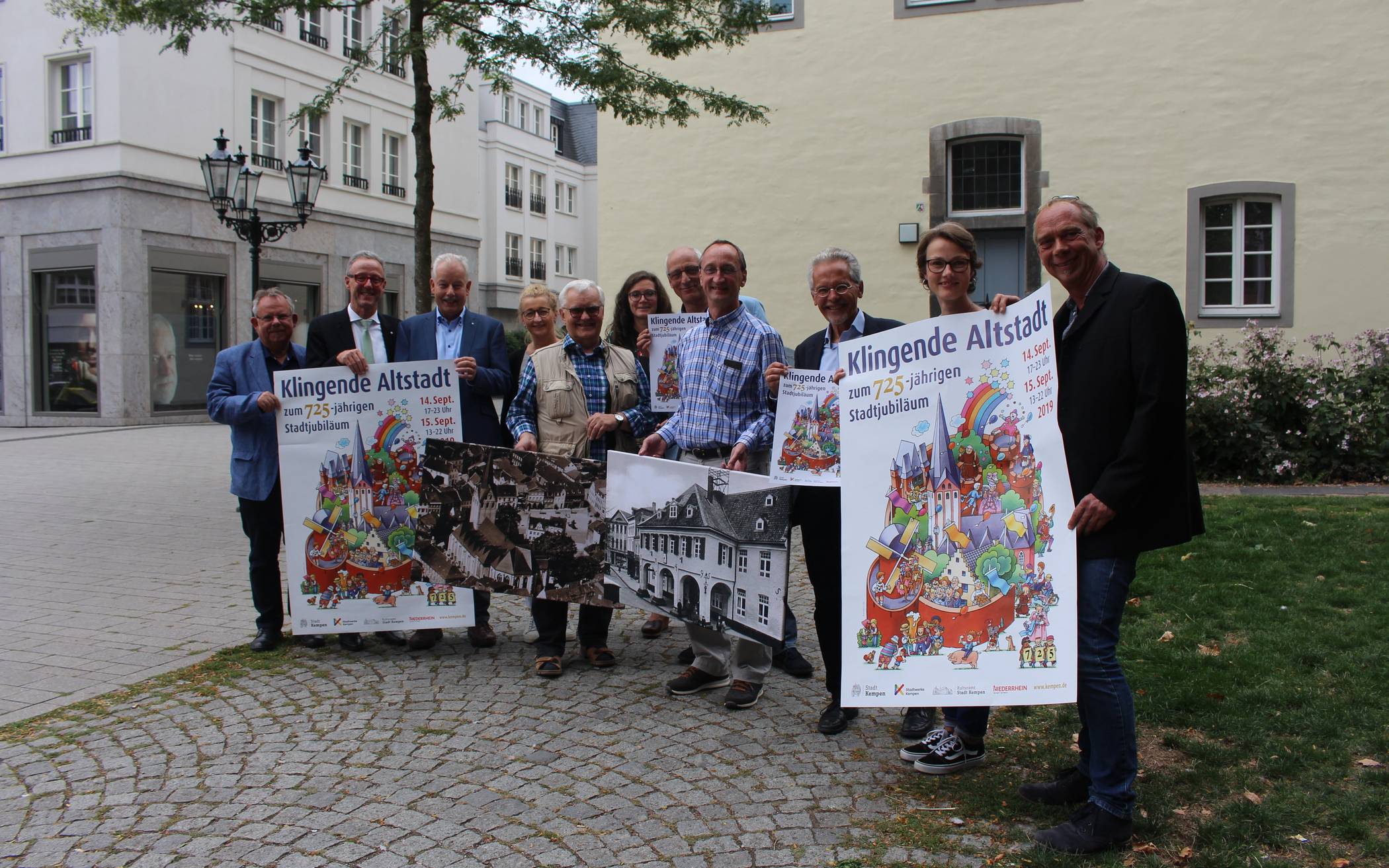 Viele Hände arbeiten zusammen für die„Klingende