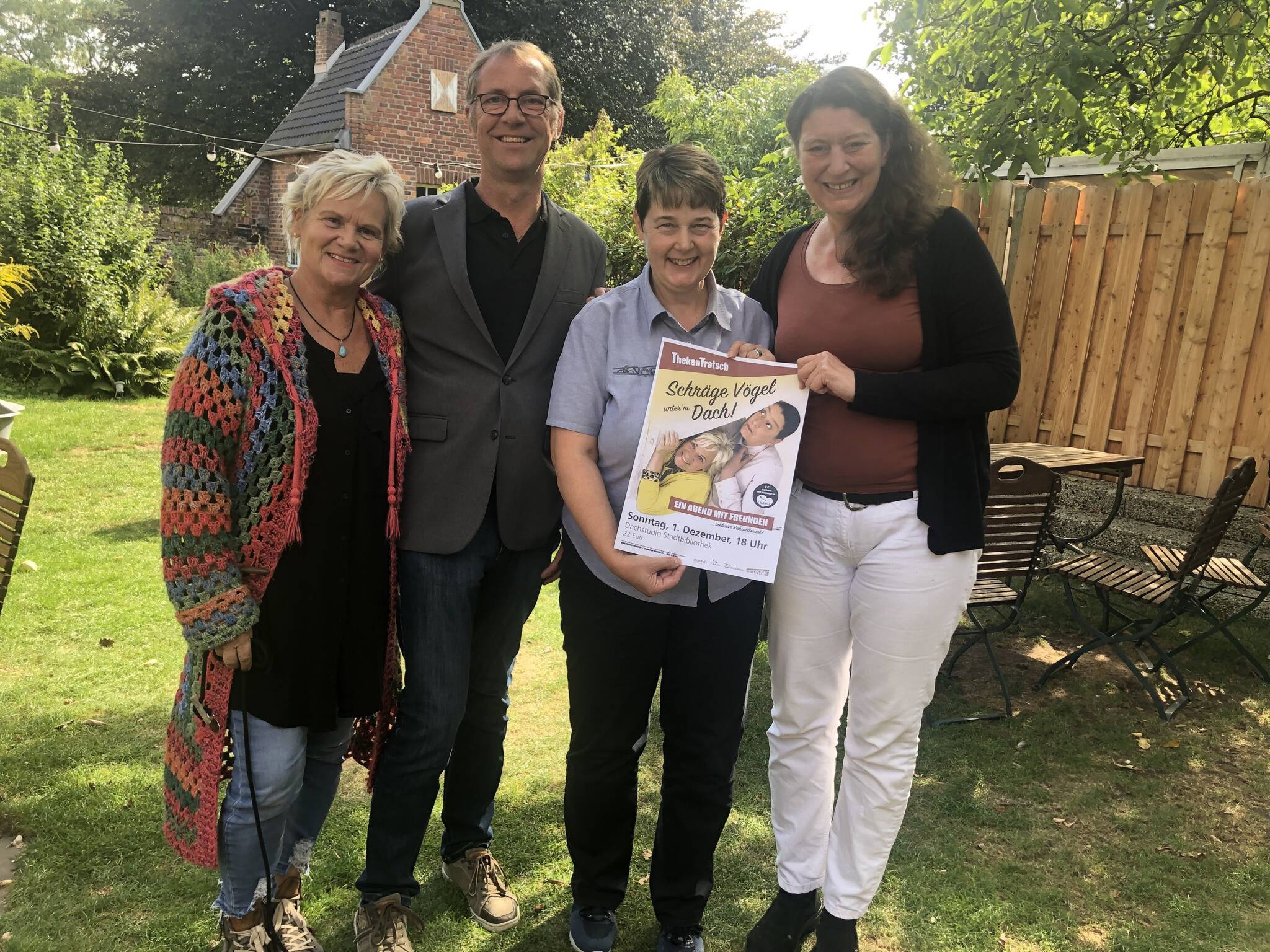  Freuen sich auf die neue Comedy-Show: Heike Becker, Stefan Hutmacher, Gudrun Vogel und Kerstim Lammert. 