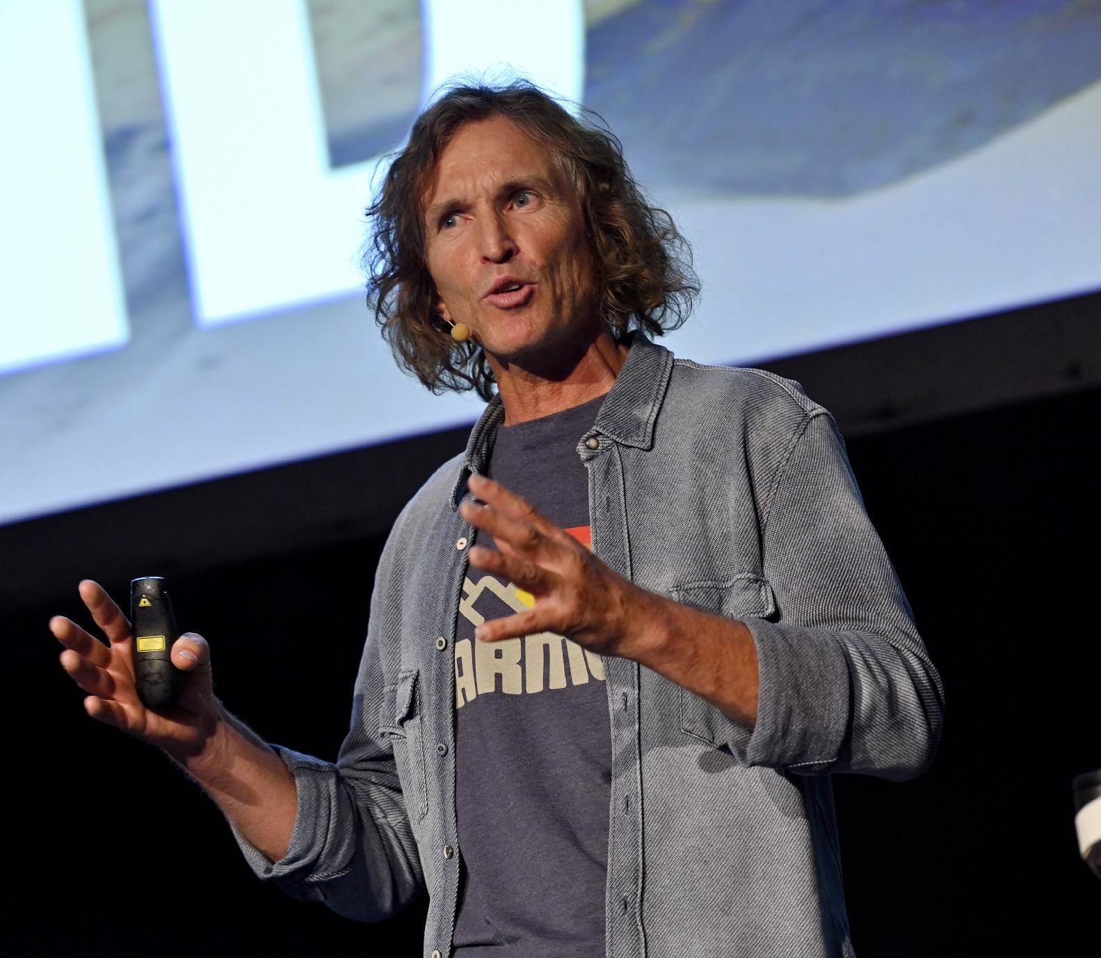  Extremkletterer Stefan Glowacz war auf Einladung des Initiativkreises zu Gast im Monforts Quartier. 