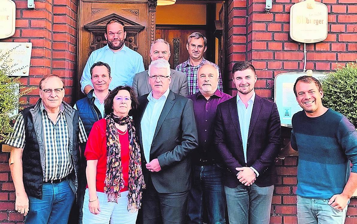 Das neue Vorstandsteam der Mittelstands- und Wirtschaftsvereinigung der Willicher CDU.