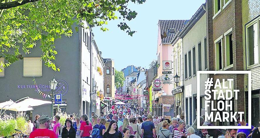 Heute ist Flohmarkt in der Altstadt