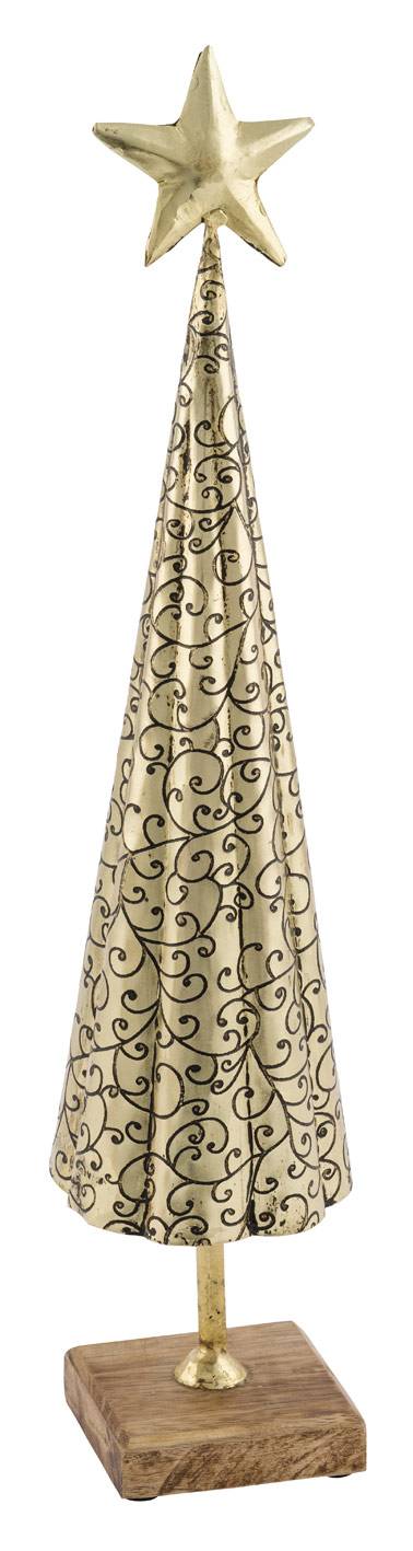 Trend Black + Gold: Metallbäumchen 40...