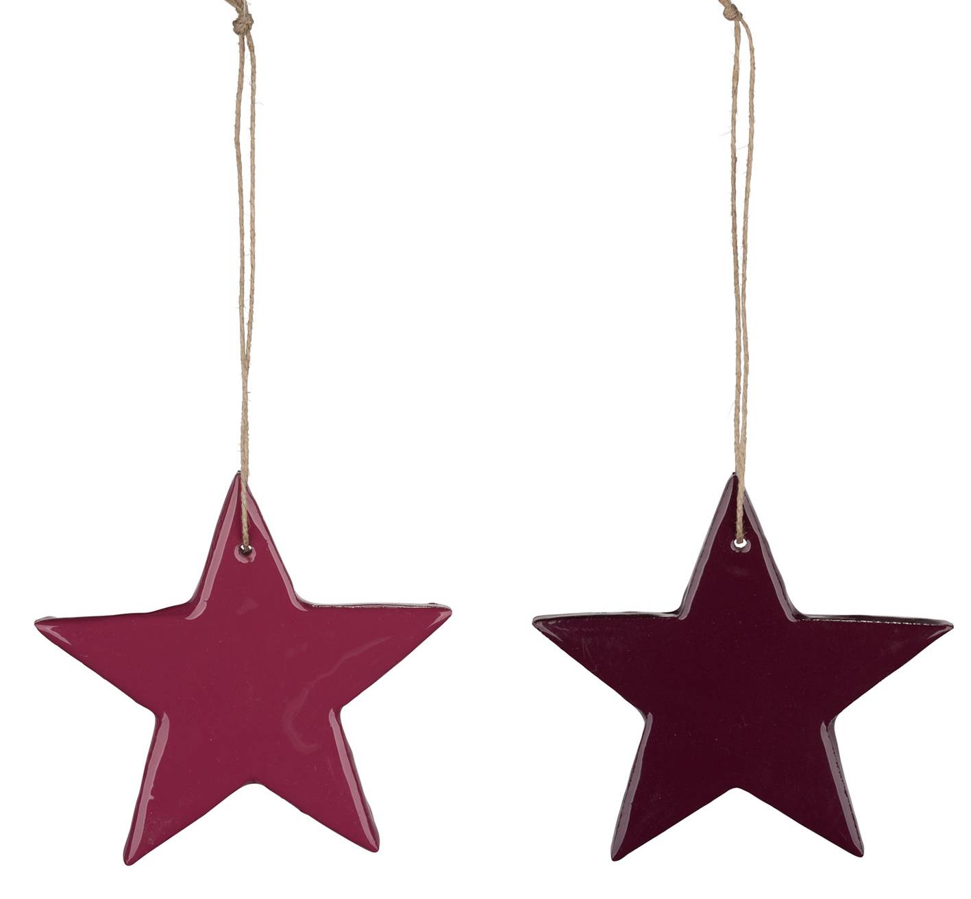 Trend Burgund + Petrol: Holzsterne um 3,50...