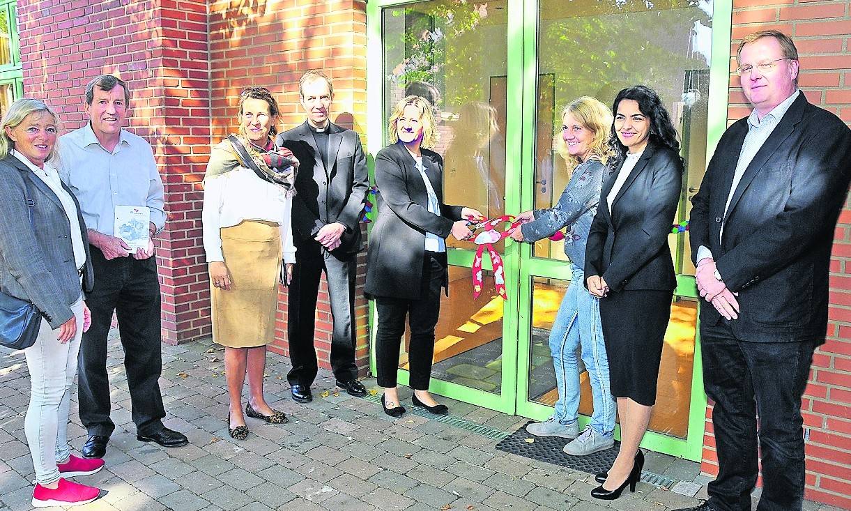 Viel Besuch gab es bei der Eröffnung des Anbaus der Kita St. Franziskus in Süchteln.