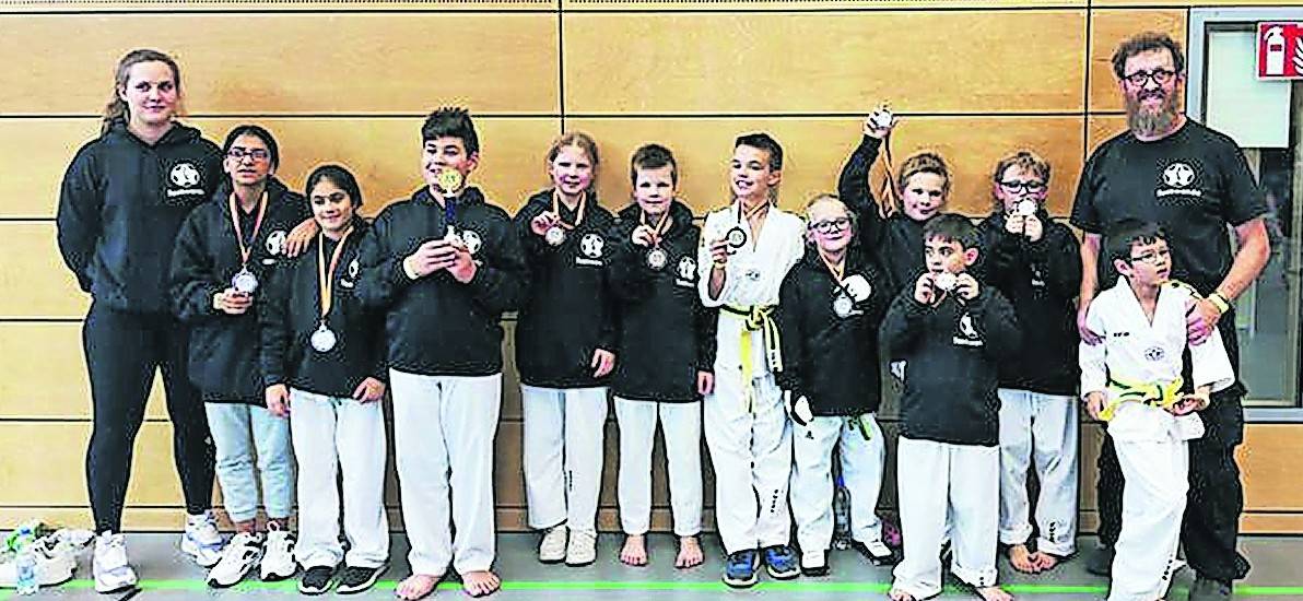  Erfolgreich waren die Taekwondo-Kids des Judo-Clubs Schiefbahn und des Willicher Turnvereins. 