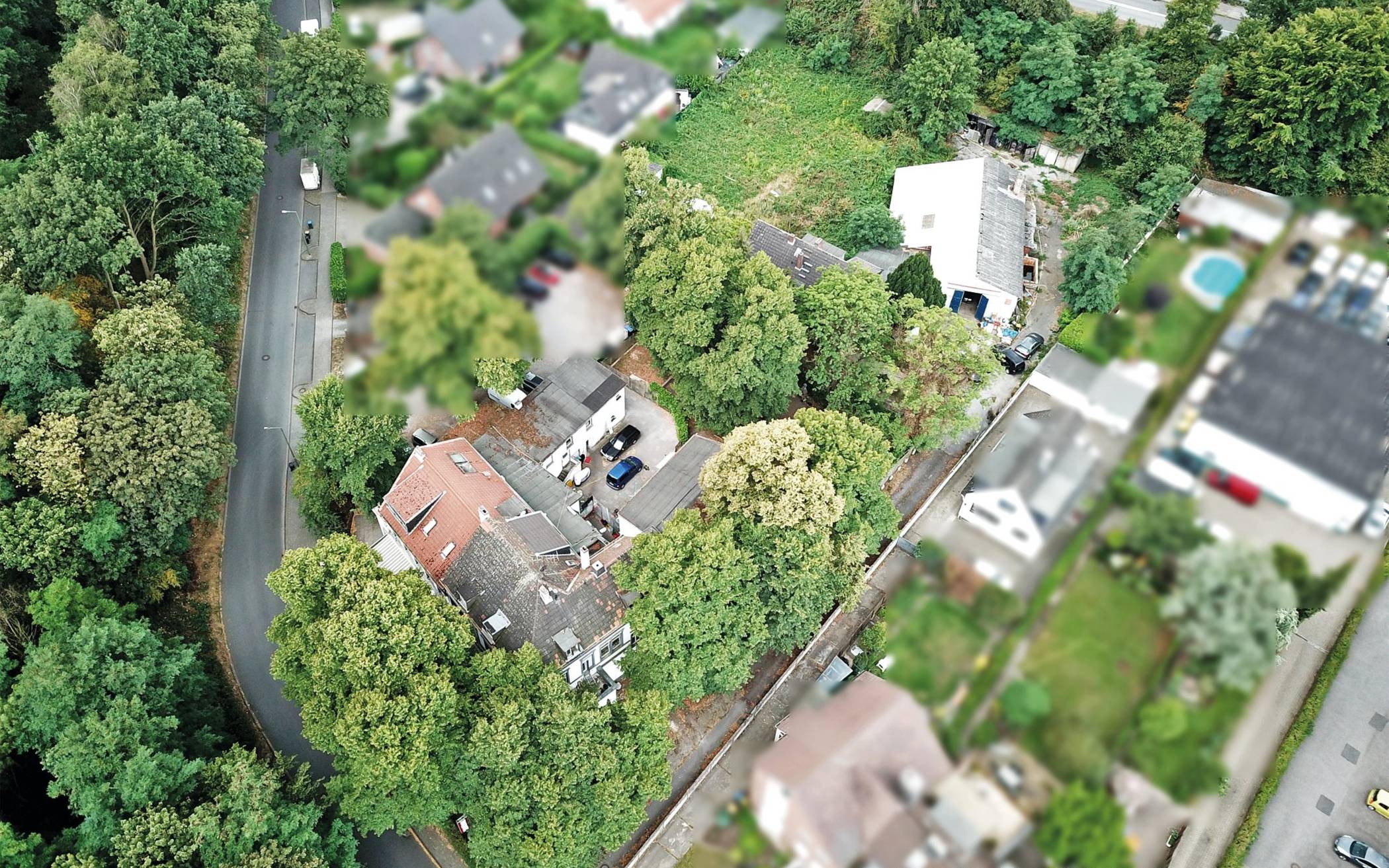 Scharfer Bereich: Das Gelände Lotharstraße 318-320