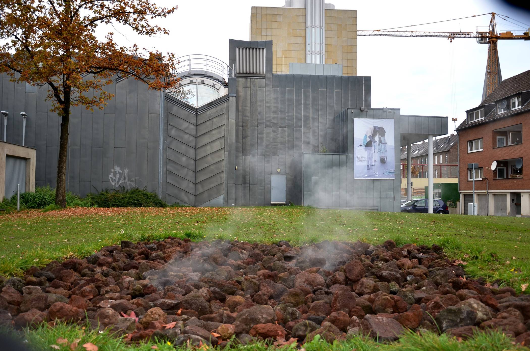  „Steam“ (Dampf) geht am 1. November neben dem Museum Abteiberg wieder in Betrieb. 