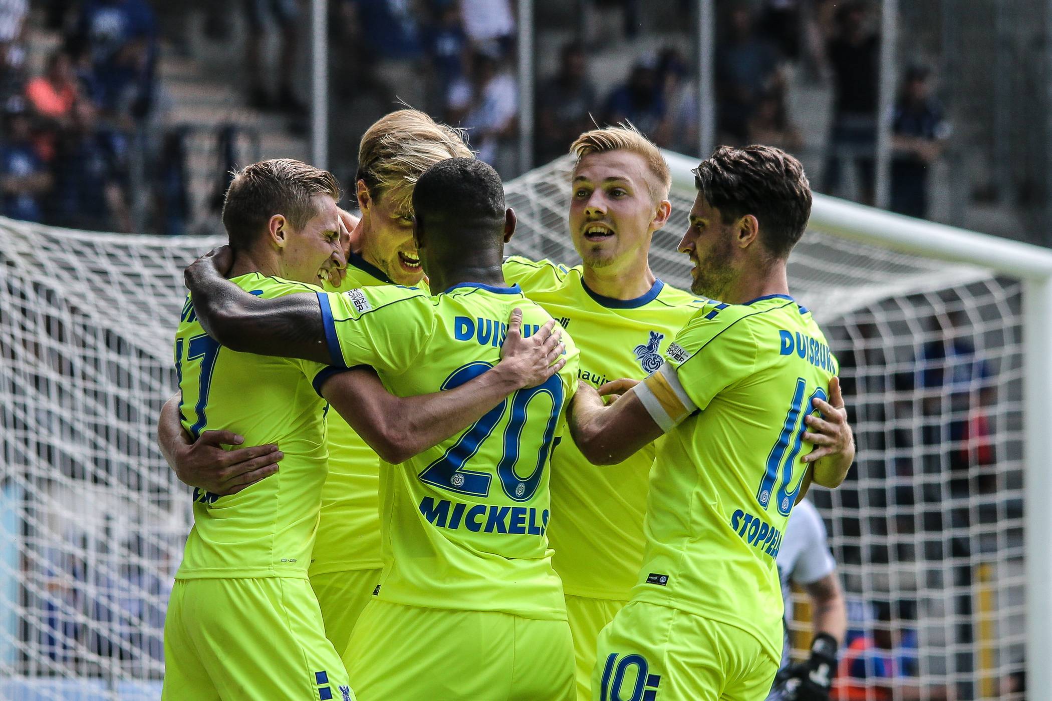 Moritz Stoppelkamp &amp; Co. hatten auch in Würzburg Grund zu jubeln.