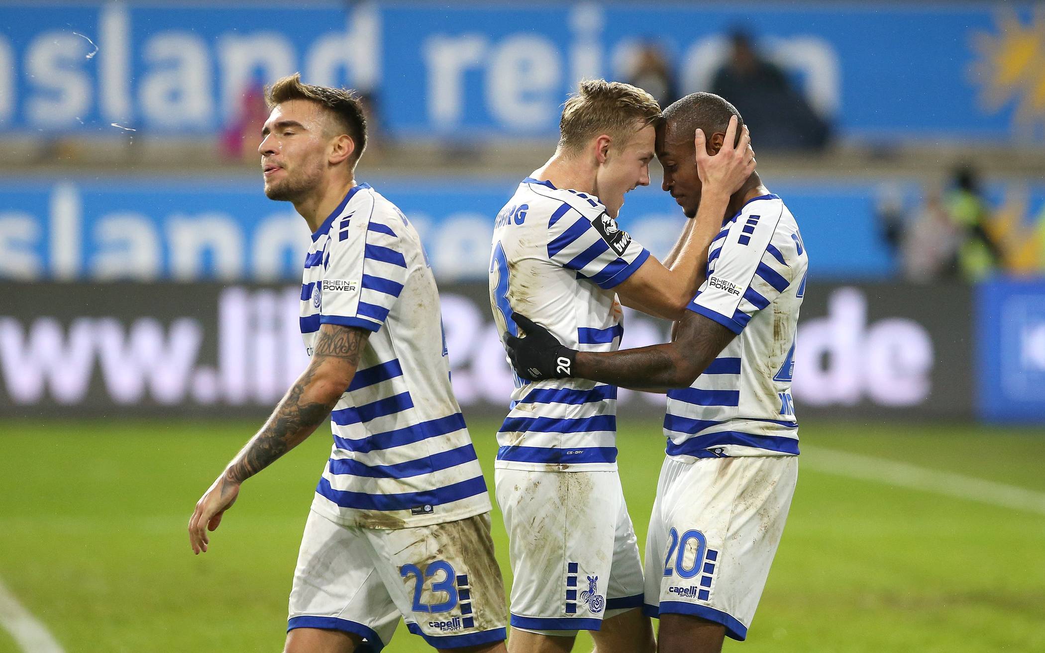 Torschützen unter sich: Lukas Daschner und