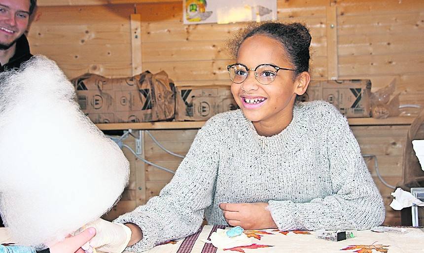 Zuckerwattewölkchen beim Himmlischen Martinsmarkt.
