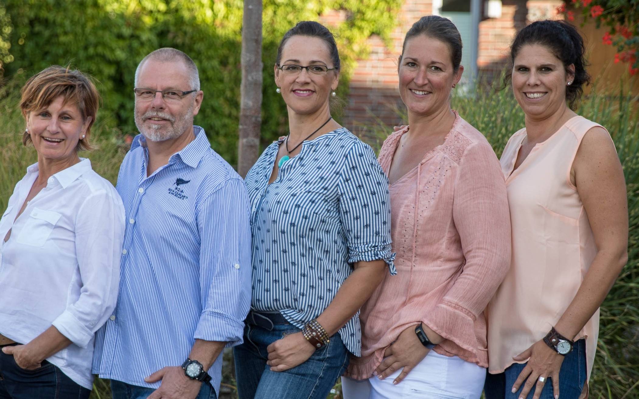 Freuen sich über viele Teilnehmer (v.l.): Petra Gesthuysen Mieden, Hans-Peter Mieden, Simone Rudolph, Dorit Anderson, Carmen Siegert.