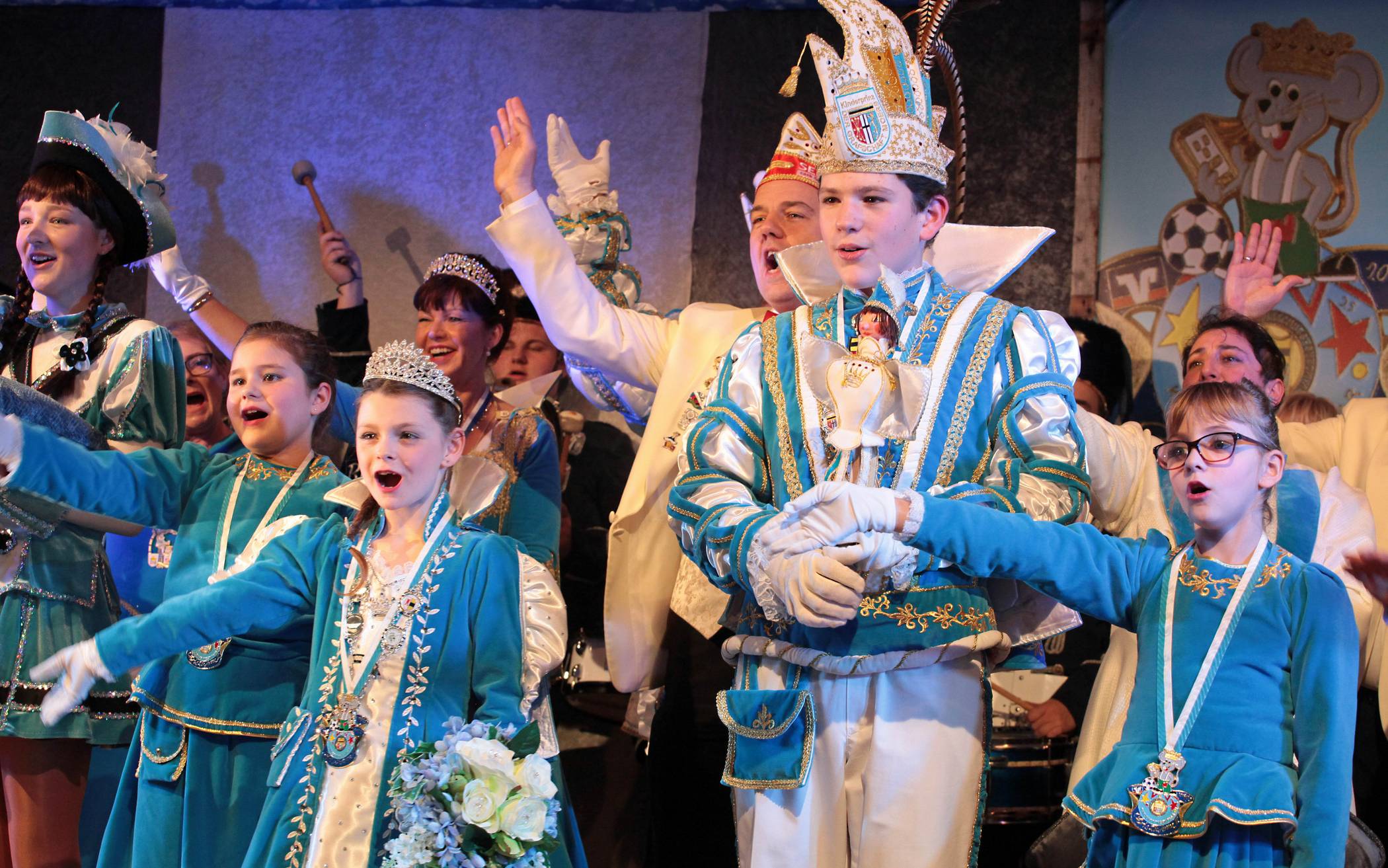 Das KGK-Kinderprinzenpaar Chris I. (Chris Kubik)