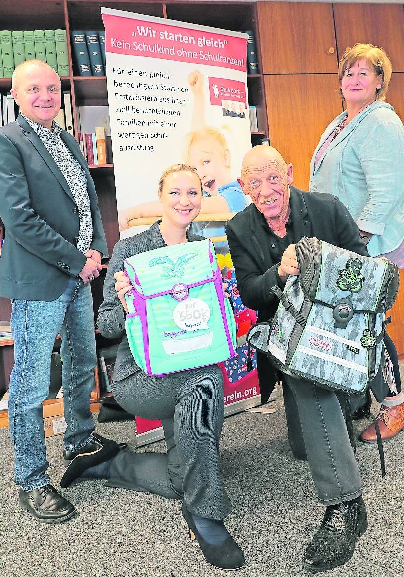  „Wir starten gleich - Kein Kind ohne Schulranzen“ – das Projekt soll auch in Mönchengladbach ein Erfolgsmodell werden. 