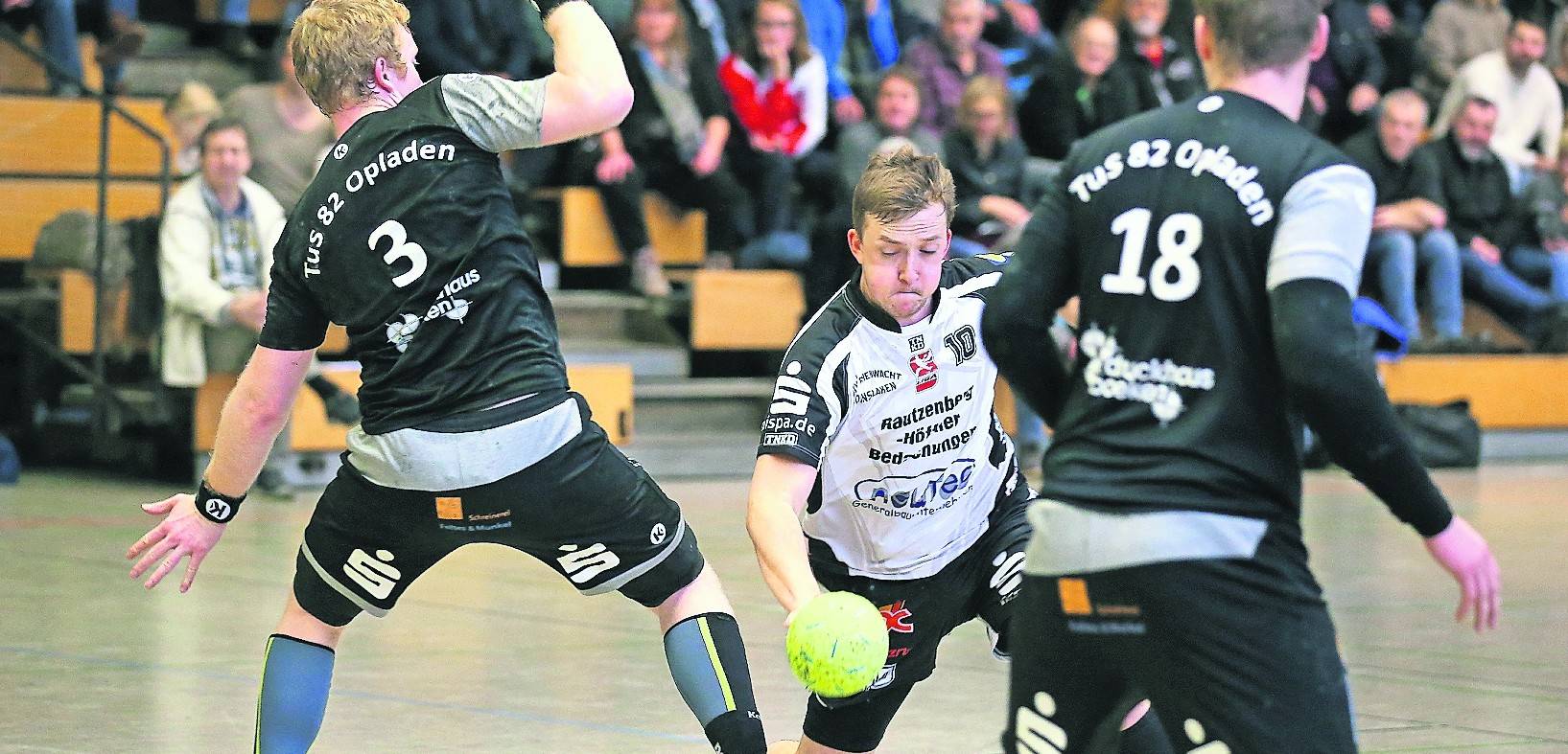 Jonas Höffner konnte bei der Niederlage gegen den TuS Opladen nur einen Treffer beisteuern.