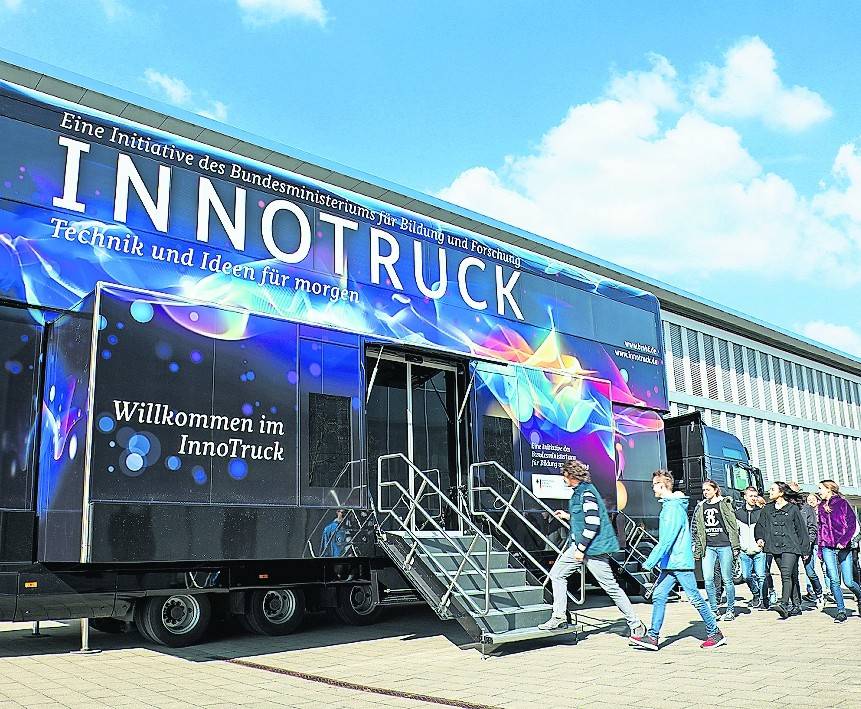 Am morgigen Donnerstag, 5. Dezember, ist von 8.30 bis 10.30 Uhr der InnoTruck offen für alle Interessierten.