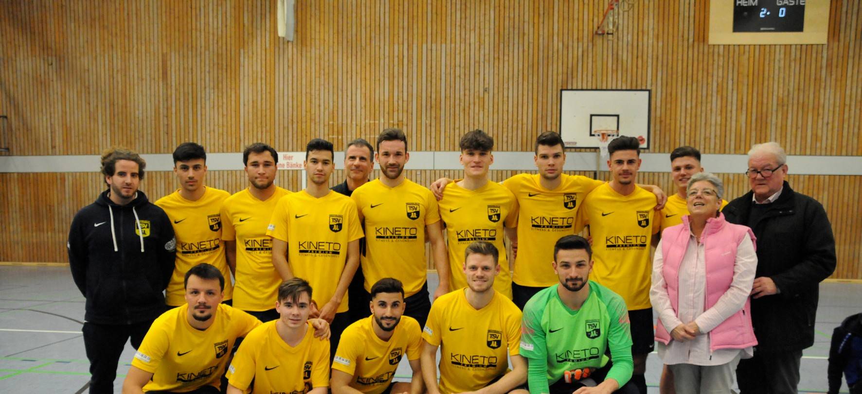 Die erste Mannschaft des TSV Meerbusch ist Stadtmeister im Hallenfußball 2020.