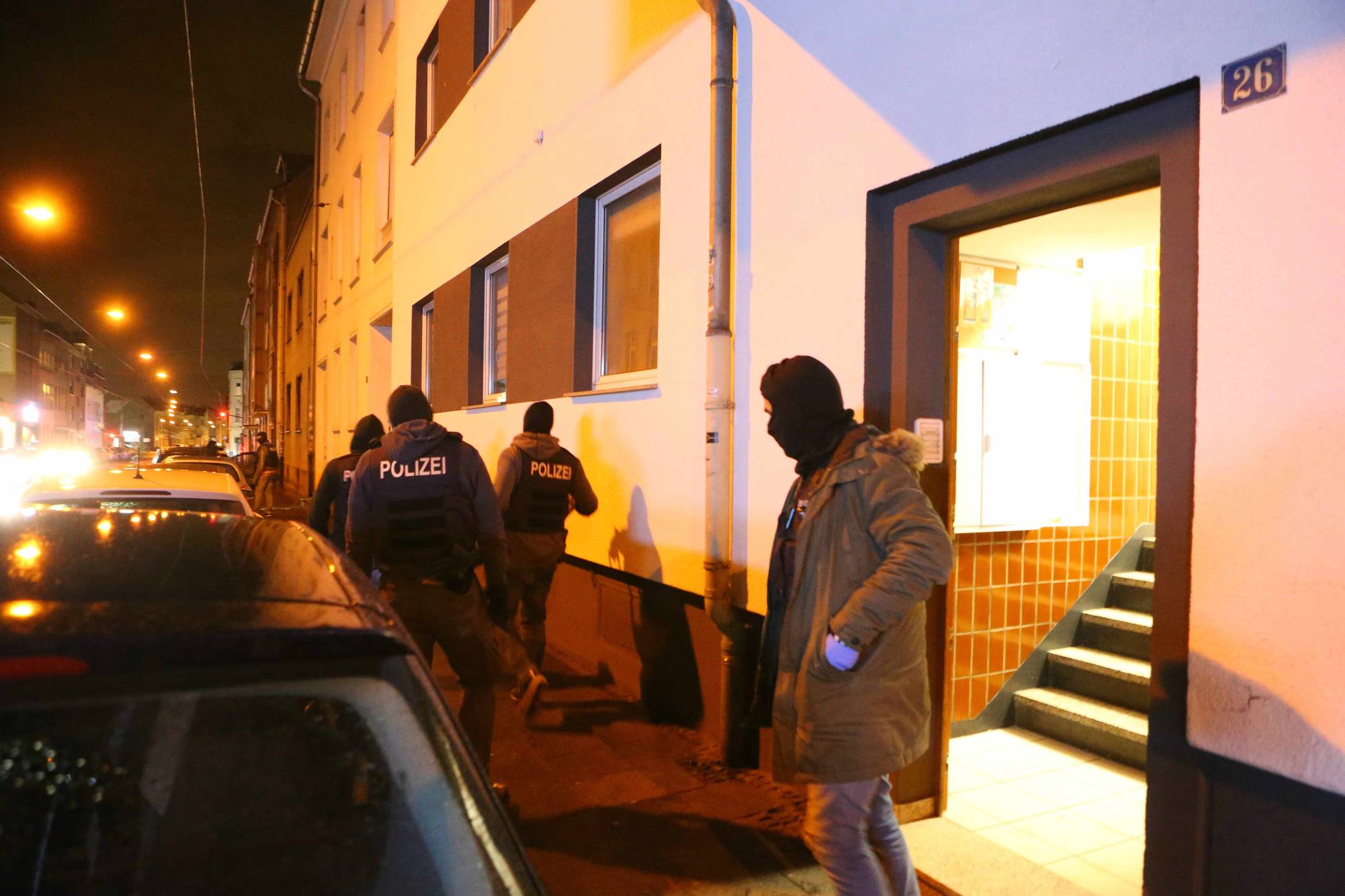  Razzia der Krefelder Polizei.  