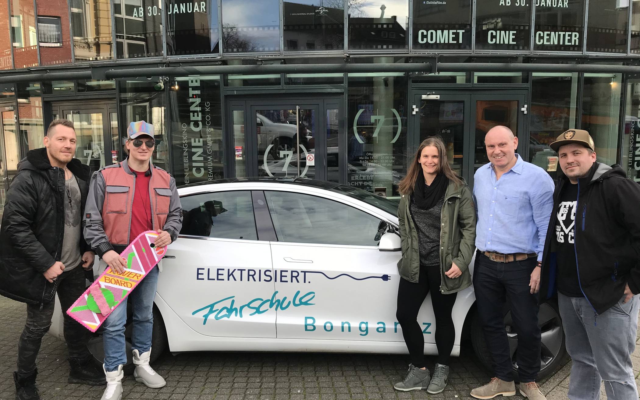 Comet Cine Center, „Die FILM Seite“ und die Fahrschule Bongartz bieten die Möglichkeit, einen gratis Führerschein zu gewinnen.