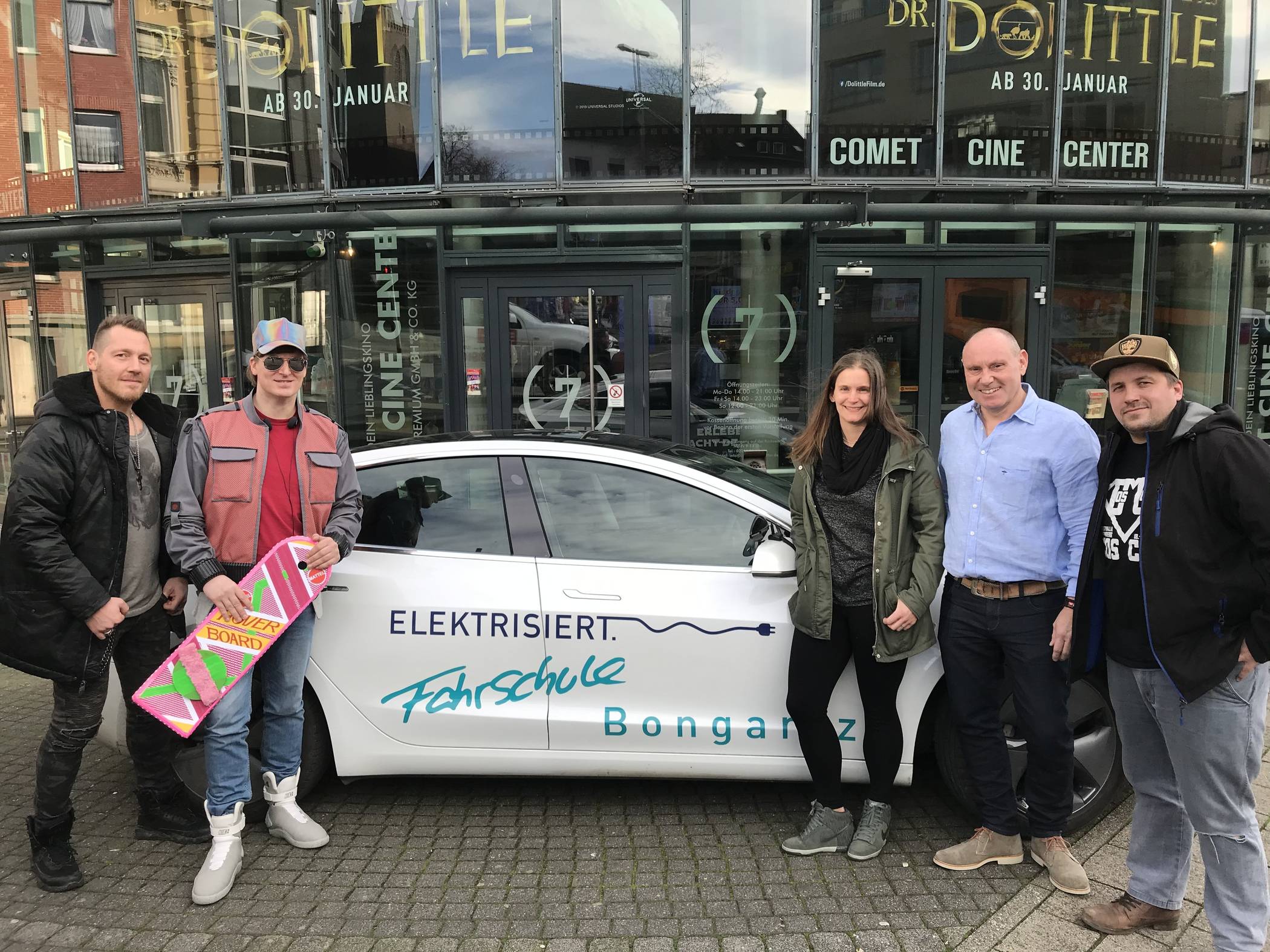 Comet Cine Center, „Die FILM Seite“ und die Fahrschule Bongartz bieten die Möglichkeit, einen gratis Führerschein zu gewinnen.