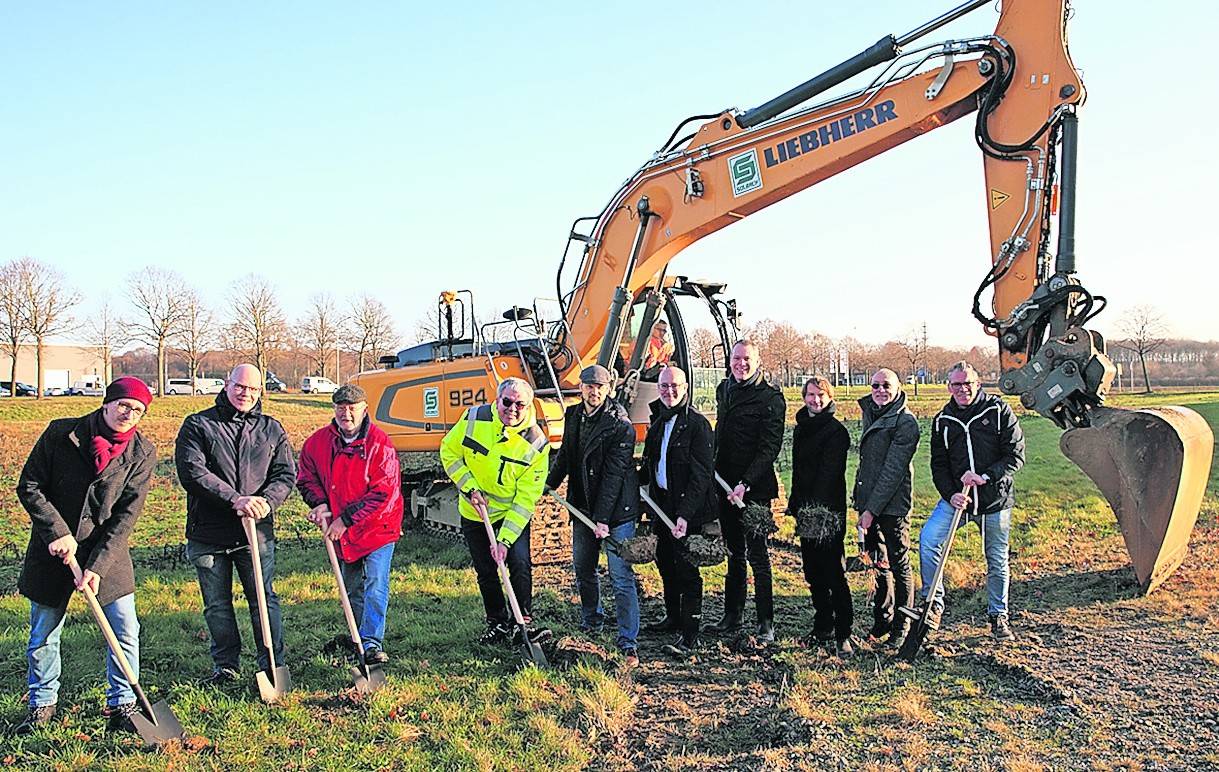 Spatenstich für das neue Kreisarchiv am Dülkener Ransberg.
