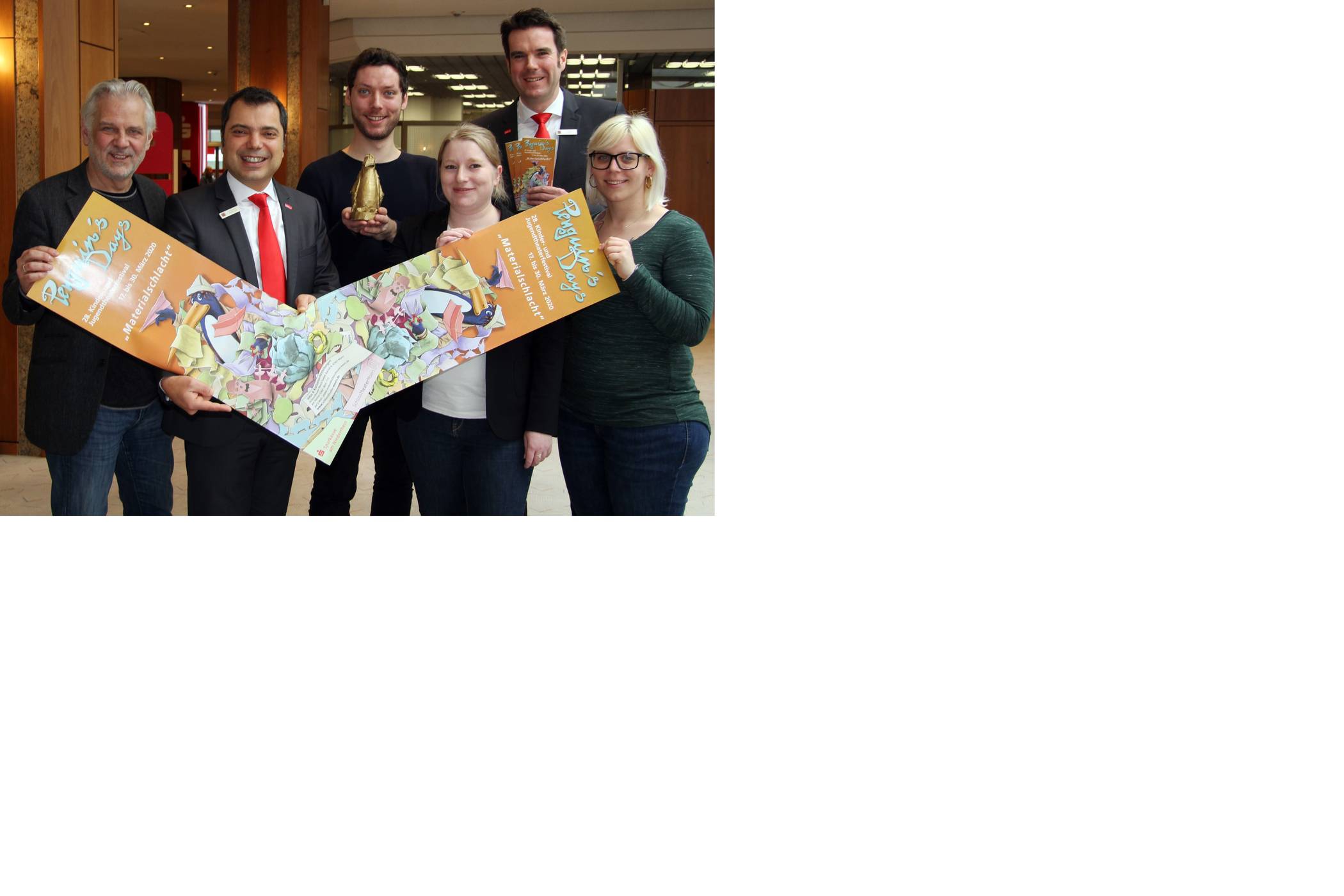 Freuen sich auf die 28. „Penguin’s Days“ in der Grafenstadt: Ulrich Greb, Giovanni Malaponti, Robert Hüttinger, Kathrin Leneke, Stefan Ertelt und Jasmin Wrobel.