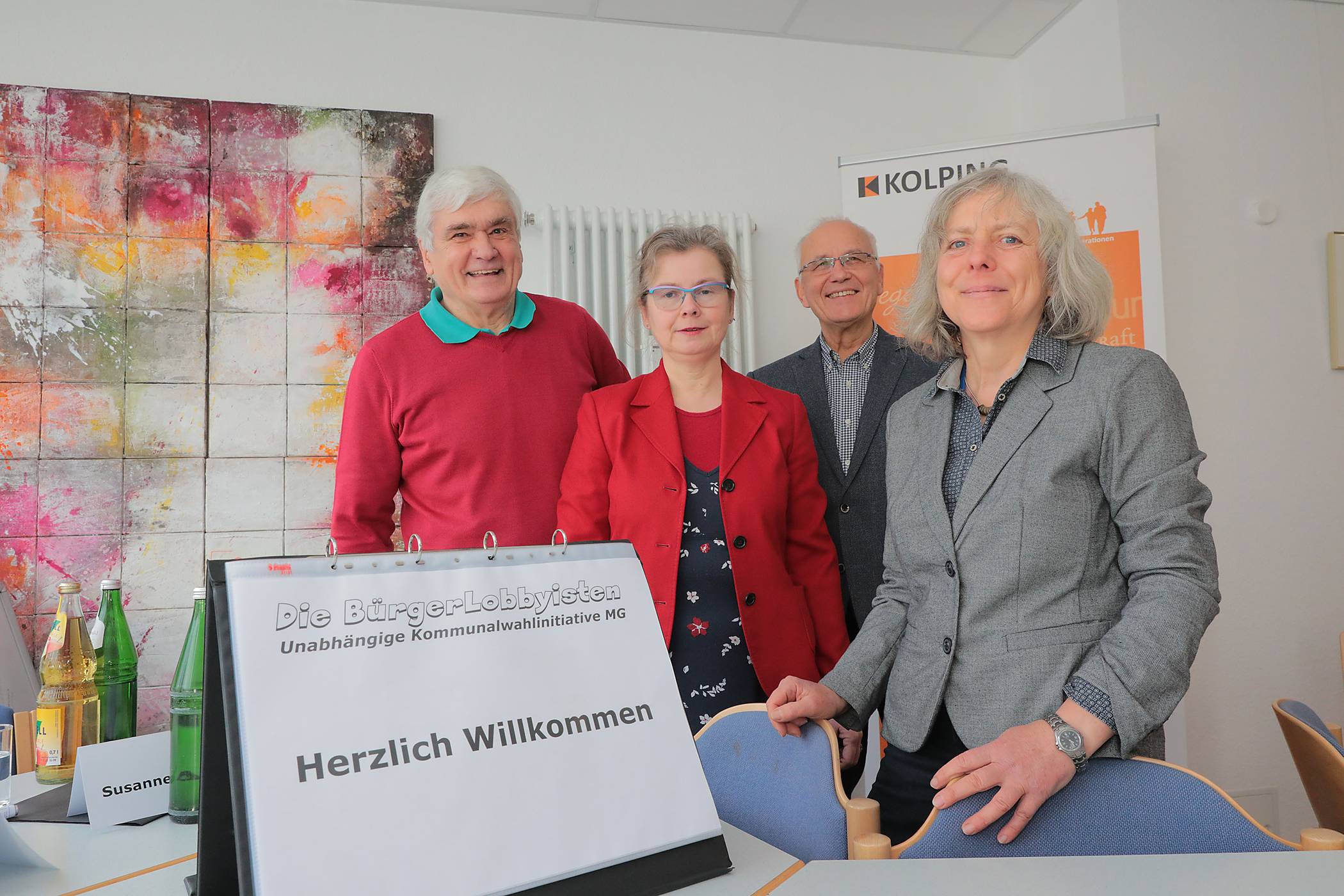 Wollen der Politik auf den Zahn fühlen (v.l.): Werner Knor (BSK), Susanne Jud (Die AlltagsRadler), Karsten Simon (IGG Mönchengladbach) und Sabine Rütten (BUND).