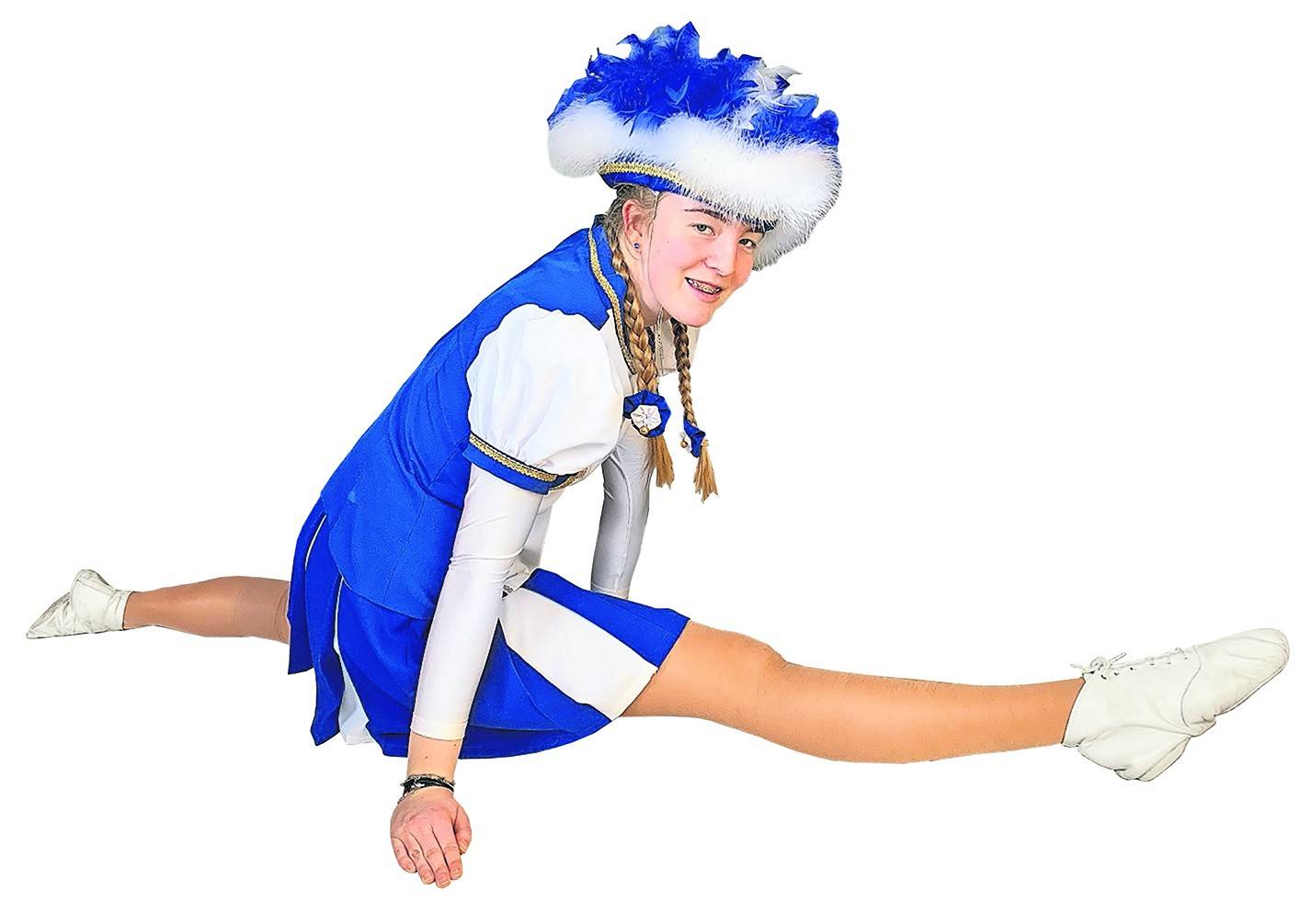 Lenas Spagat – spontan und sportlich.