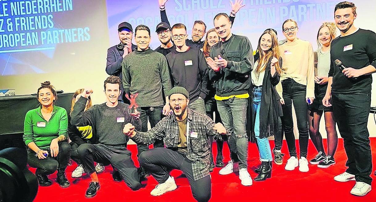 Bronze beim Junior Agency Award: Das Team von der Hochschule Niederrhein.