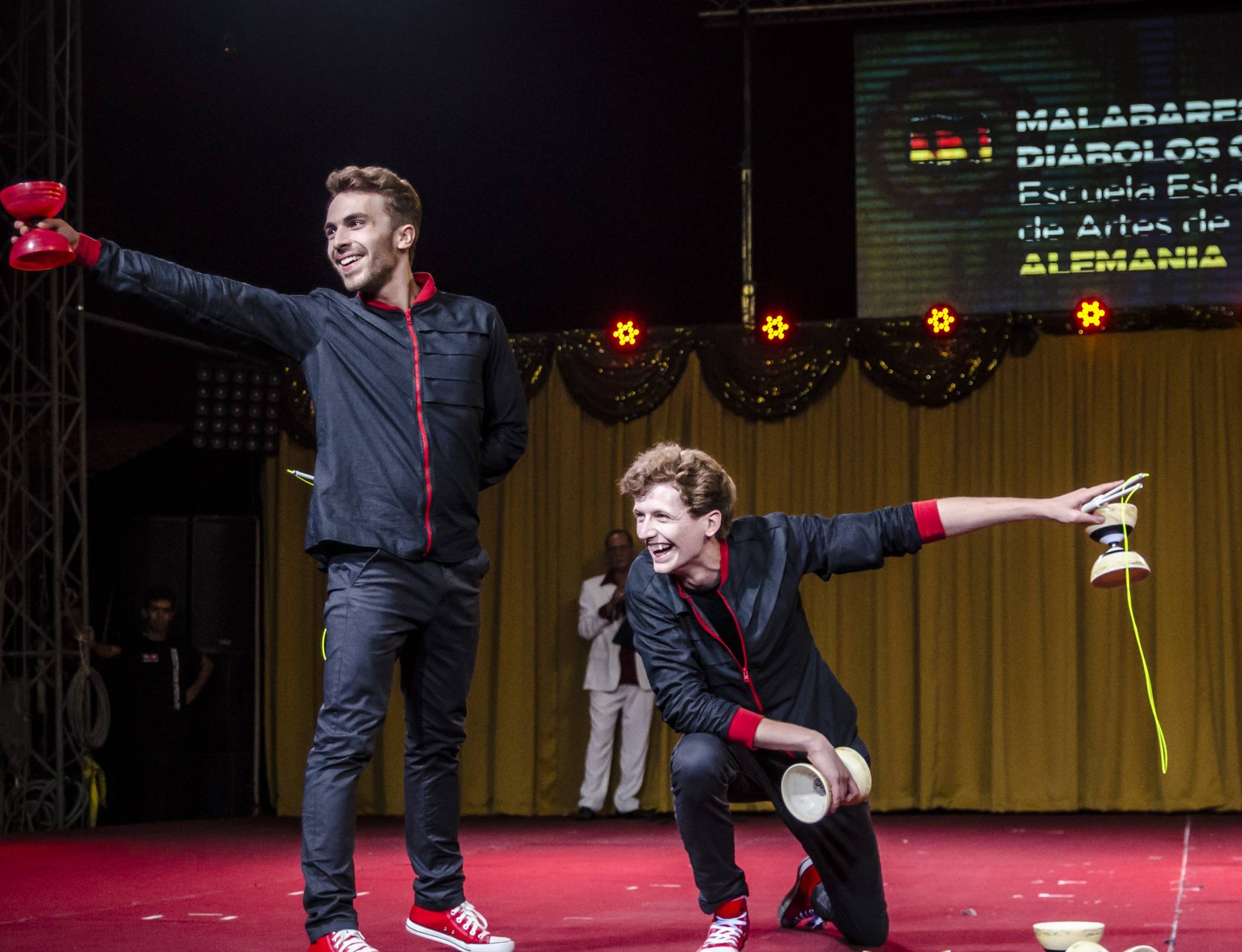  Adrian Schulte-Zweckel und Jannis Nau sind Teil der „Spin!“-Show am 20. September in der ENNi-Eventhalle. 