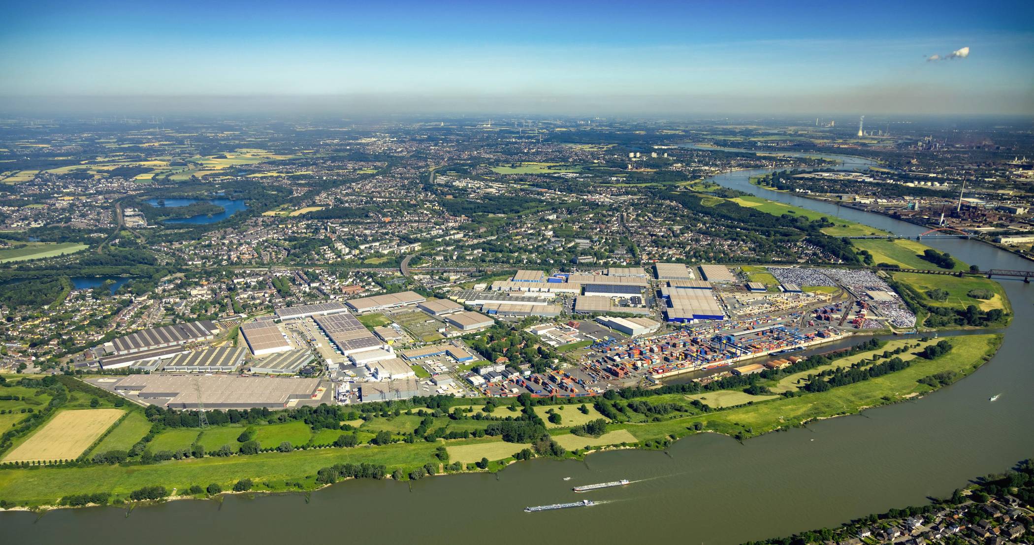 Der Logport Rheinhausen