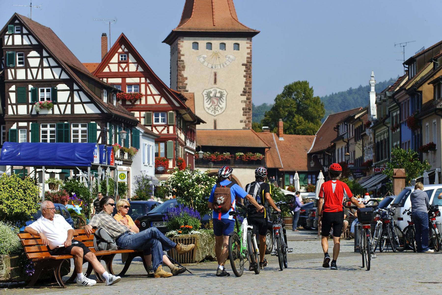 Viel Fachwerk und jede Menge Radlspaß